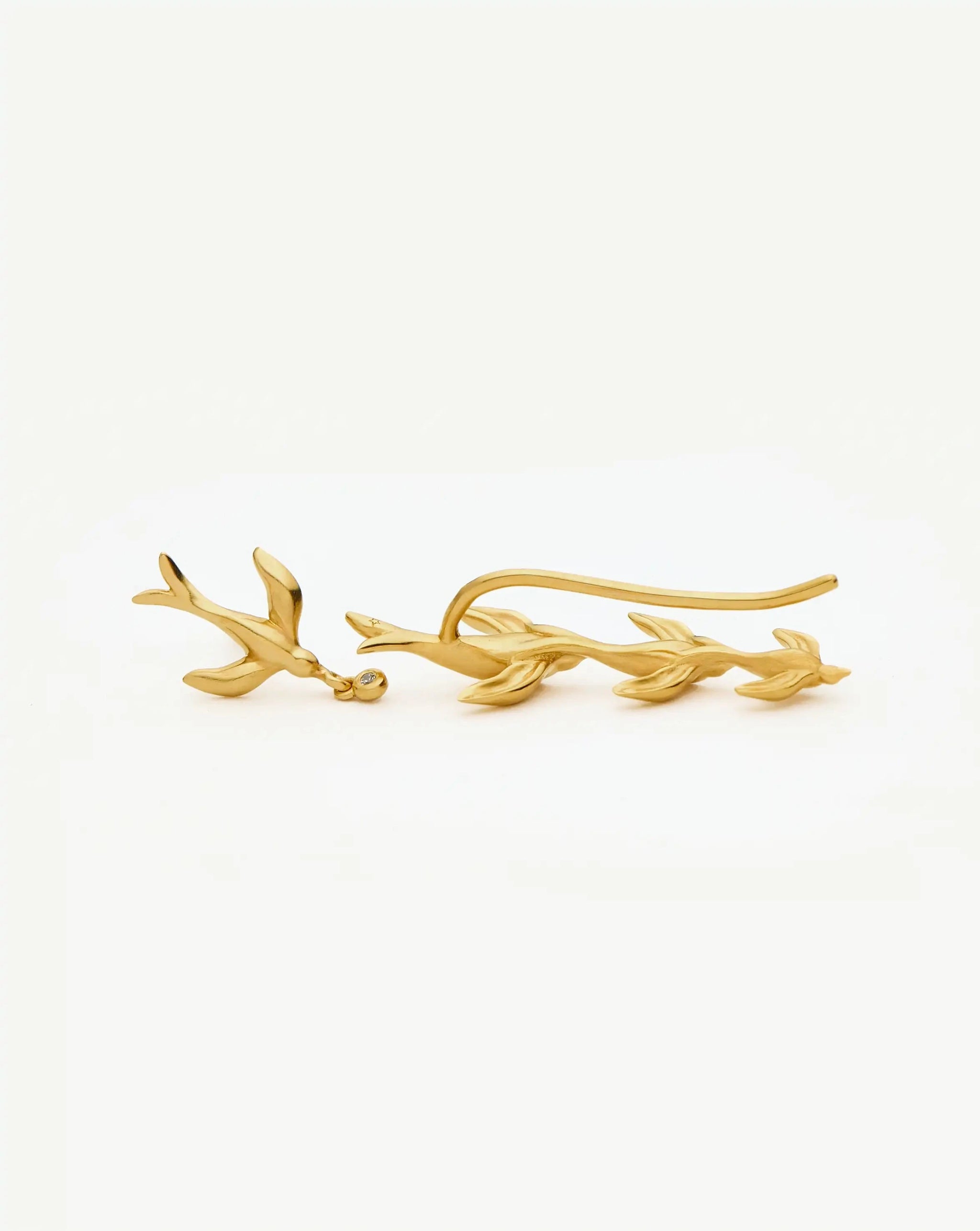 Harris Reed Taking Flight Ear Climbers | 18k Gold Plated/Cubic Zirconia Earrings Missoma