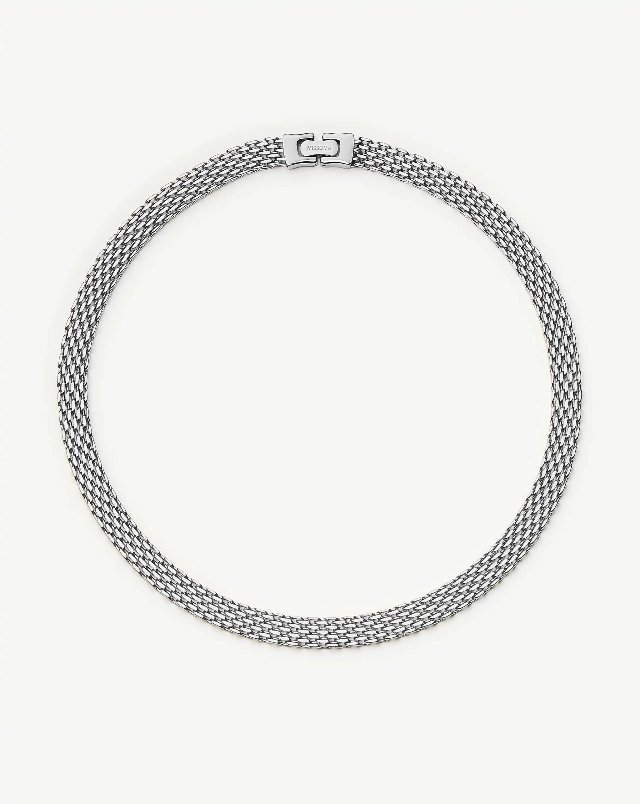 Heirloom Chain Choker Necklace | Platinum Plated Necklaces Missoma