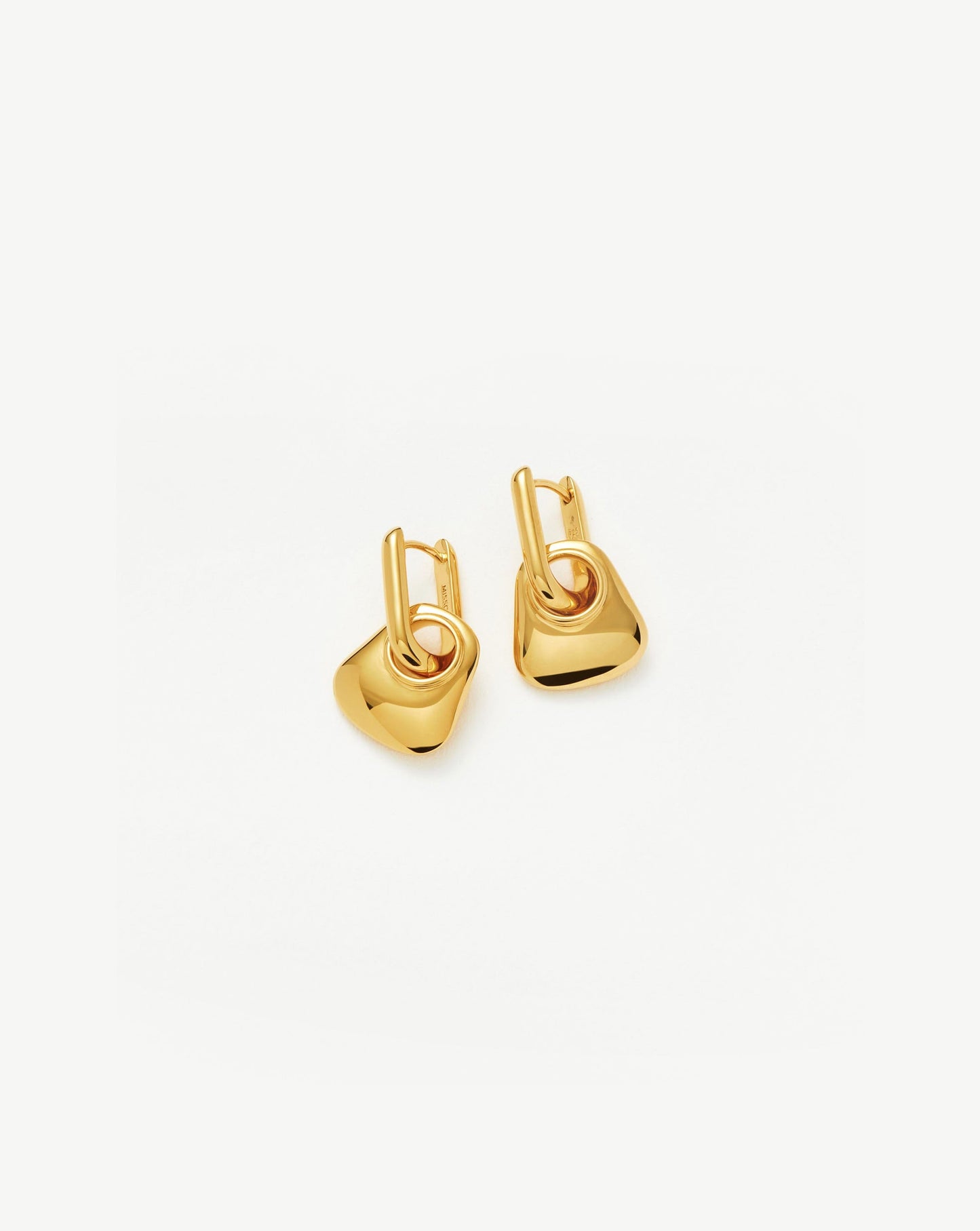 Hera Mini Charm Hoop Earrings | 18ct Gold Plated Vermeil Earrings Missoma