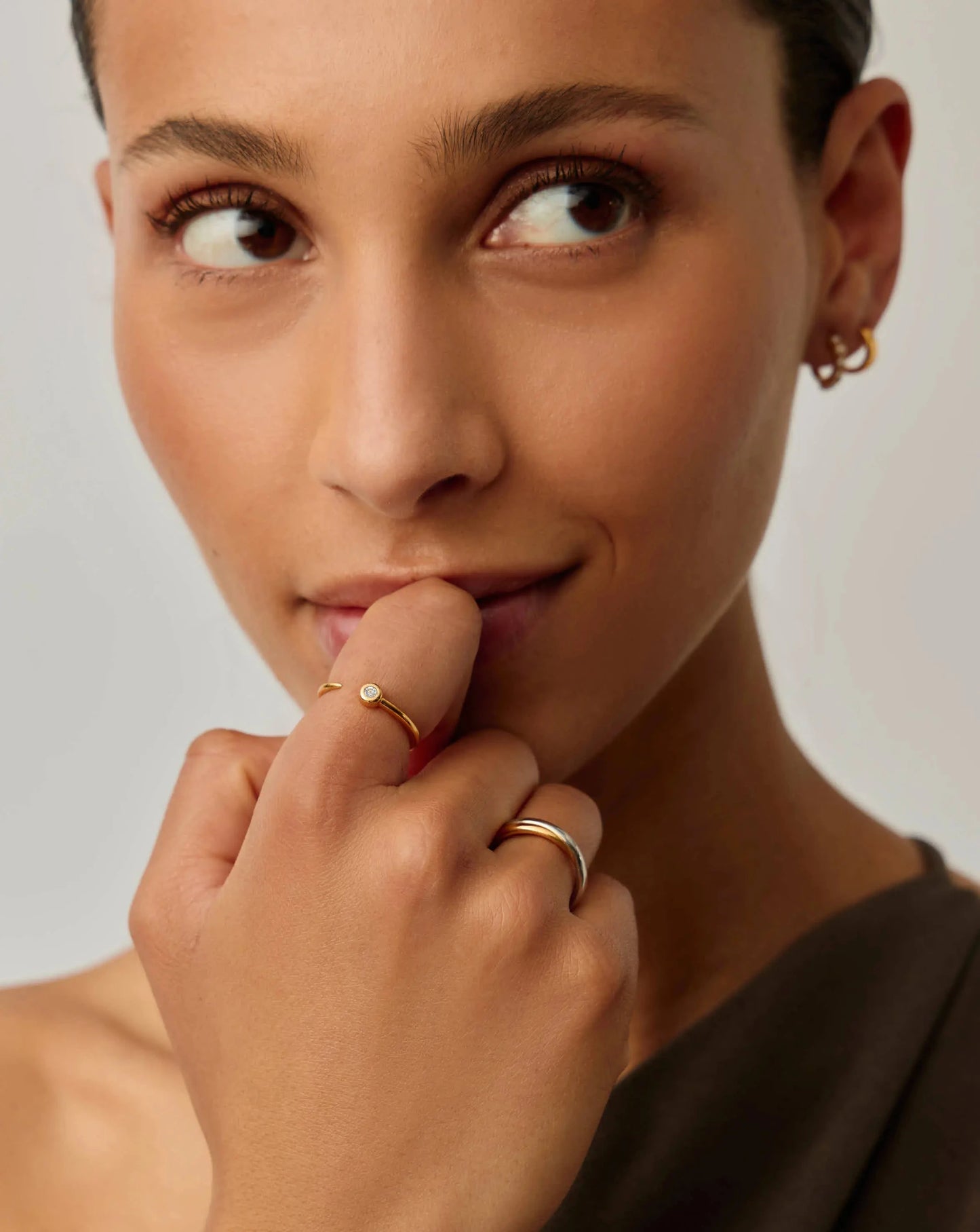 Interstellar Ring | 18k Gold Vermeil/Cubic Zirconia Rings Missoma