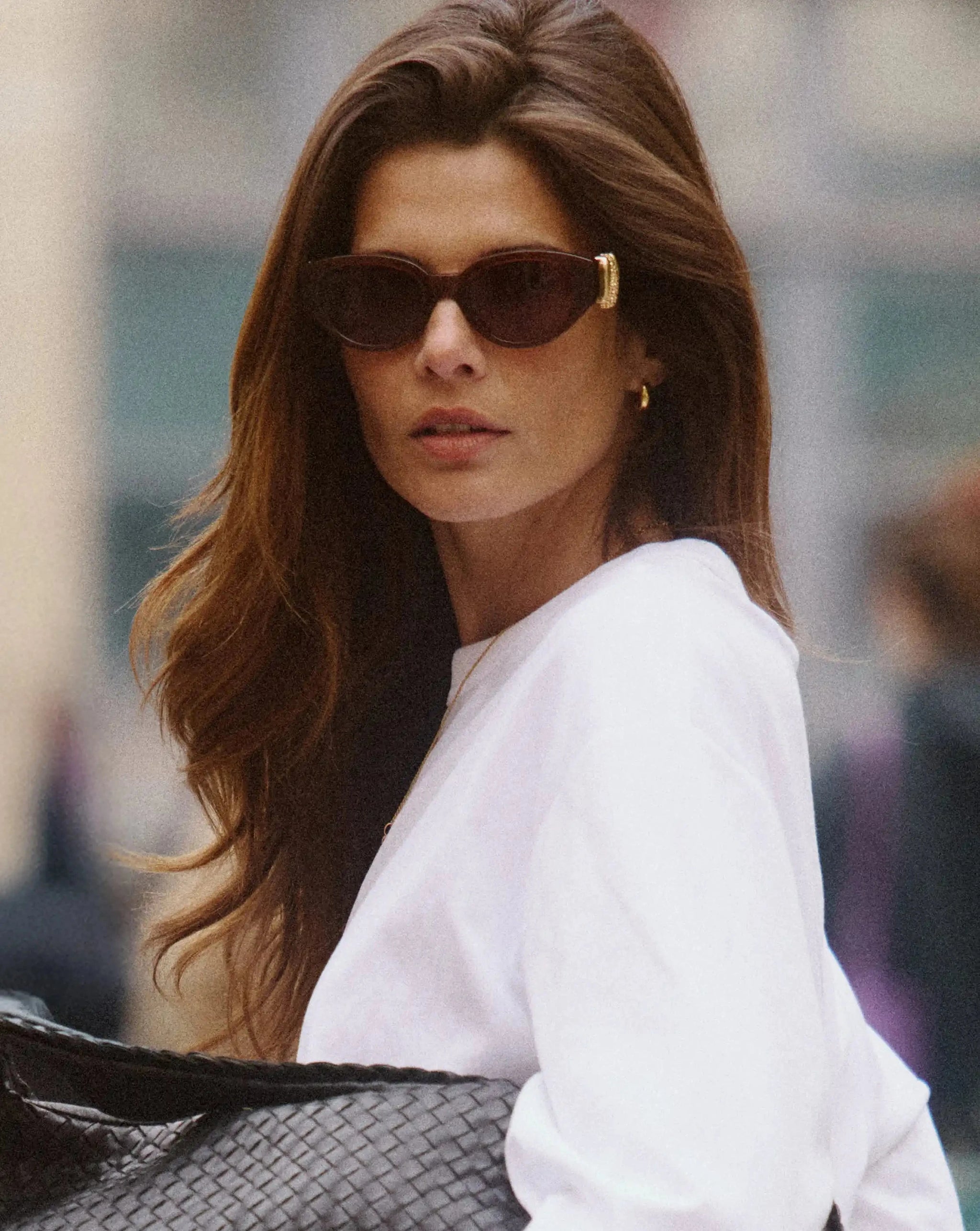 Jimmy Fairly Melissa Cat-Eye Sunglasses | 18k Gold Plated/Brown Sunglasses Missoma