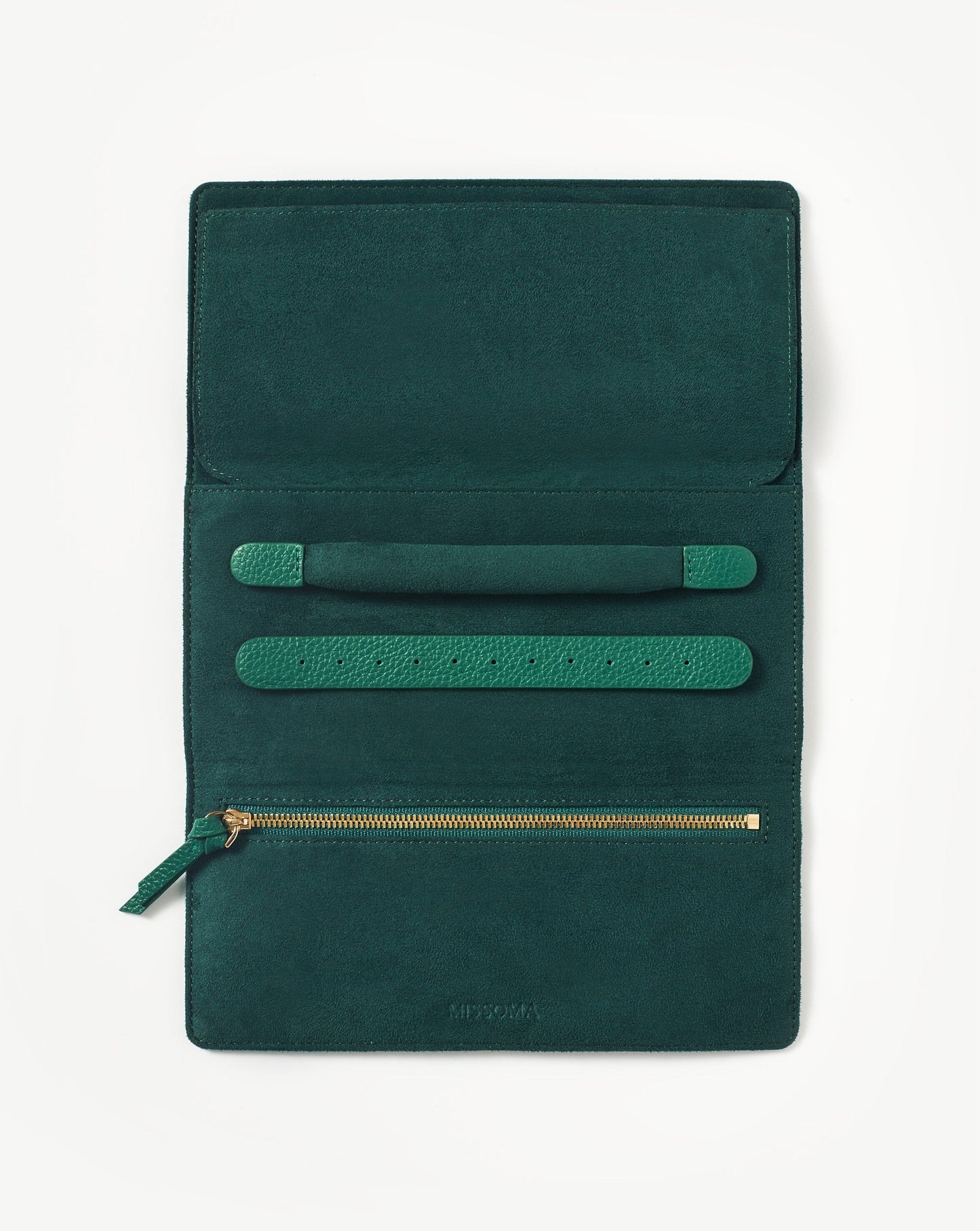 Leather Jewelry Roll | Malachite Green Accessories Missoma