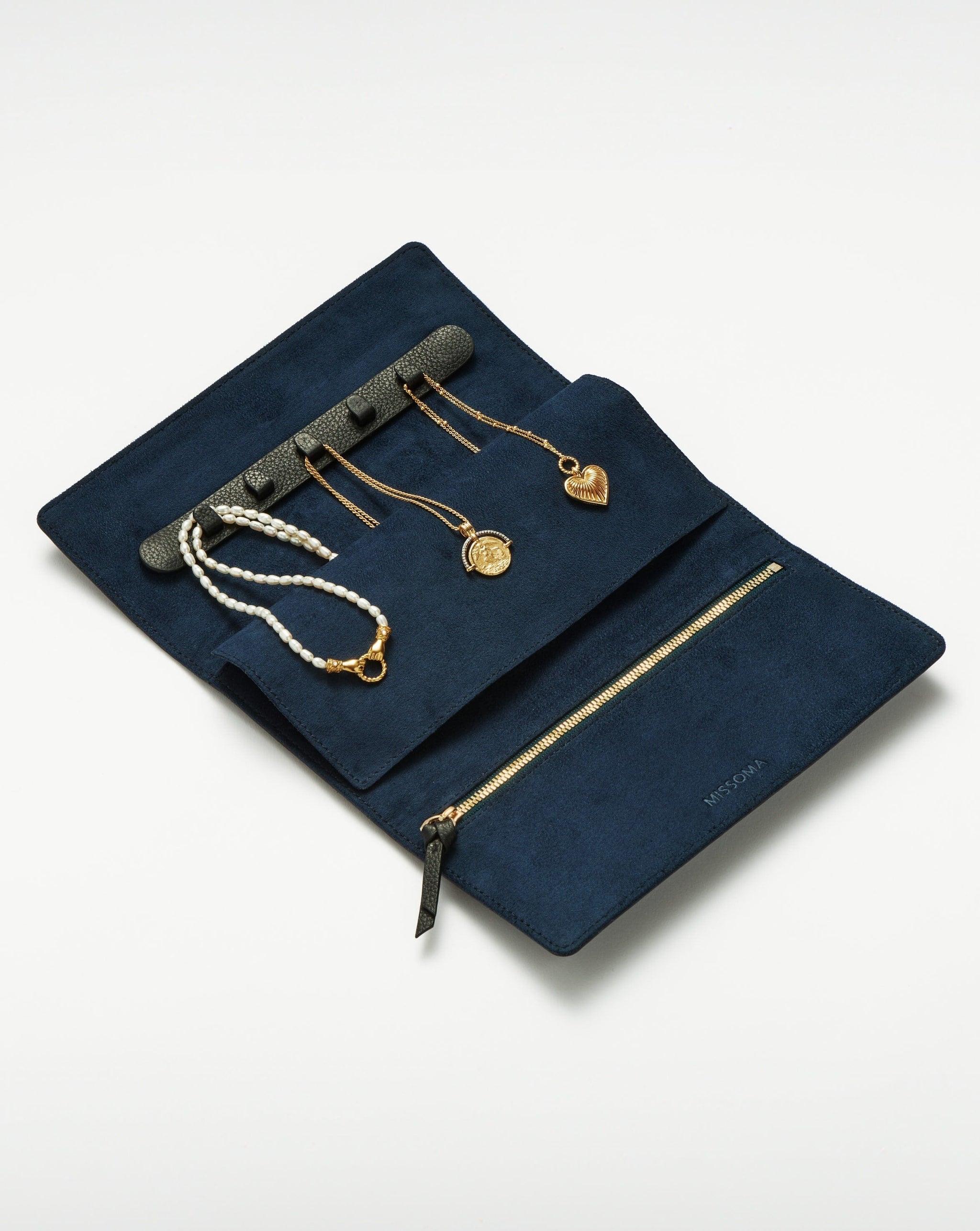 Leather Jewelry Roll | Onyx Black Accessories Missoma