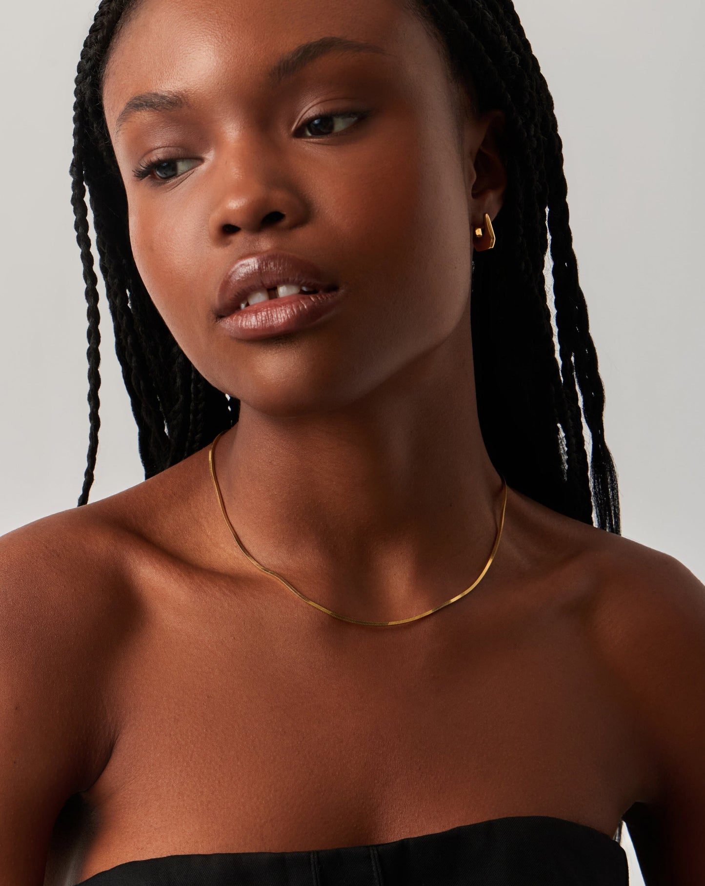 Lucy Williams Arco Earrings & Necklace Set | 18ct Gold Vermeil Layering Sets Missoma