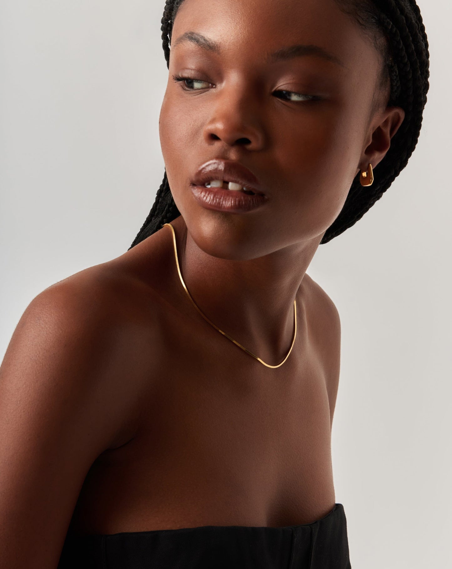 Lucy Williams Arco Earrings & Necklace Set | 18ct Gold Vermeil Layering Sets Missoma