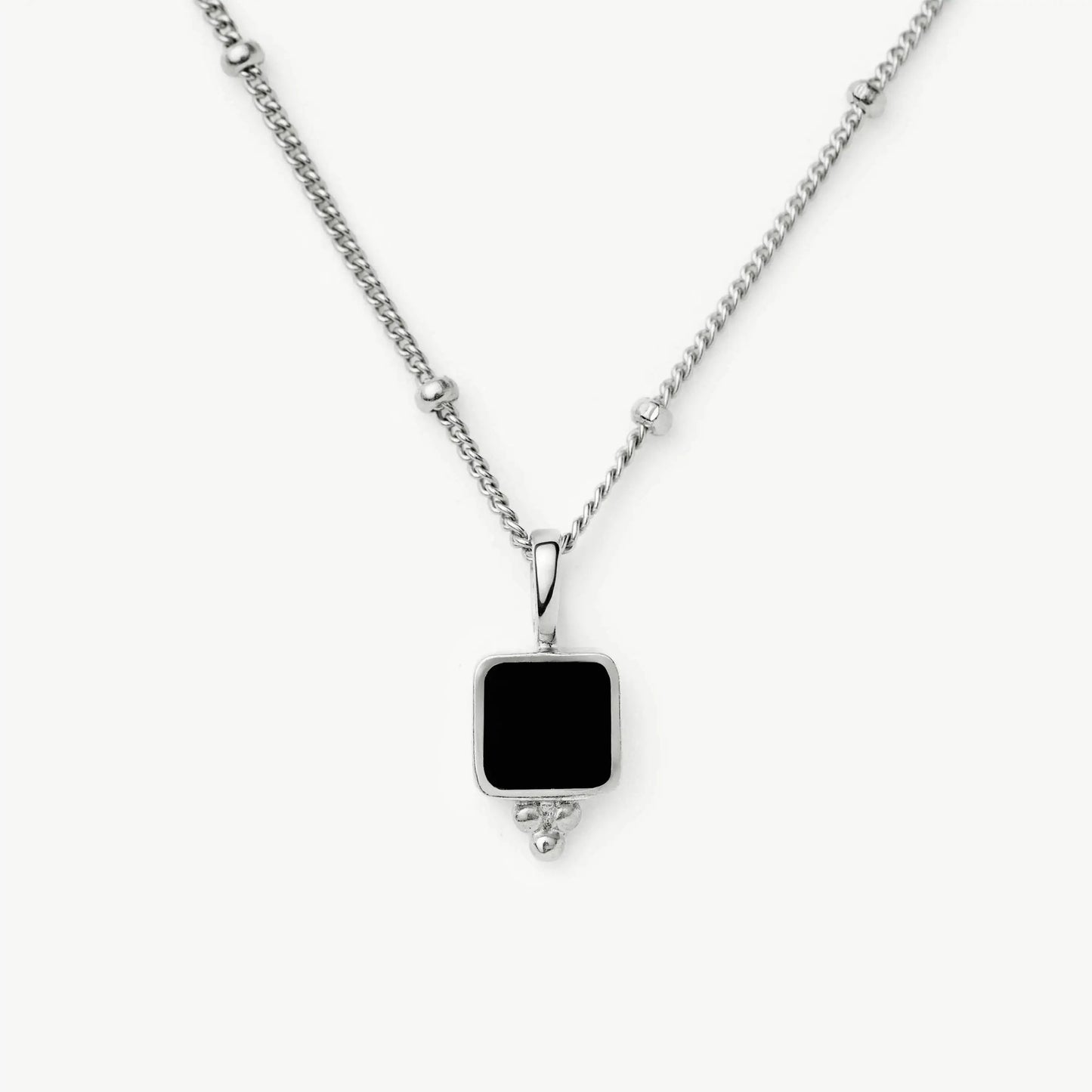 Lucy Williams Black Onyx Choker | Sterling Silver Necklaces Missoma