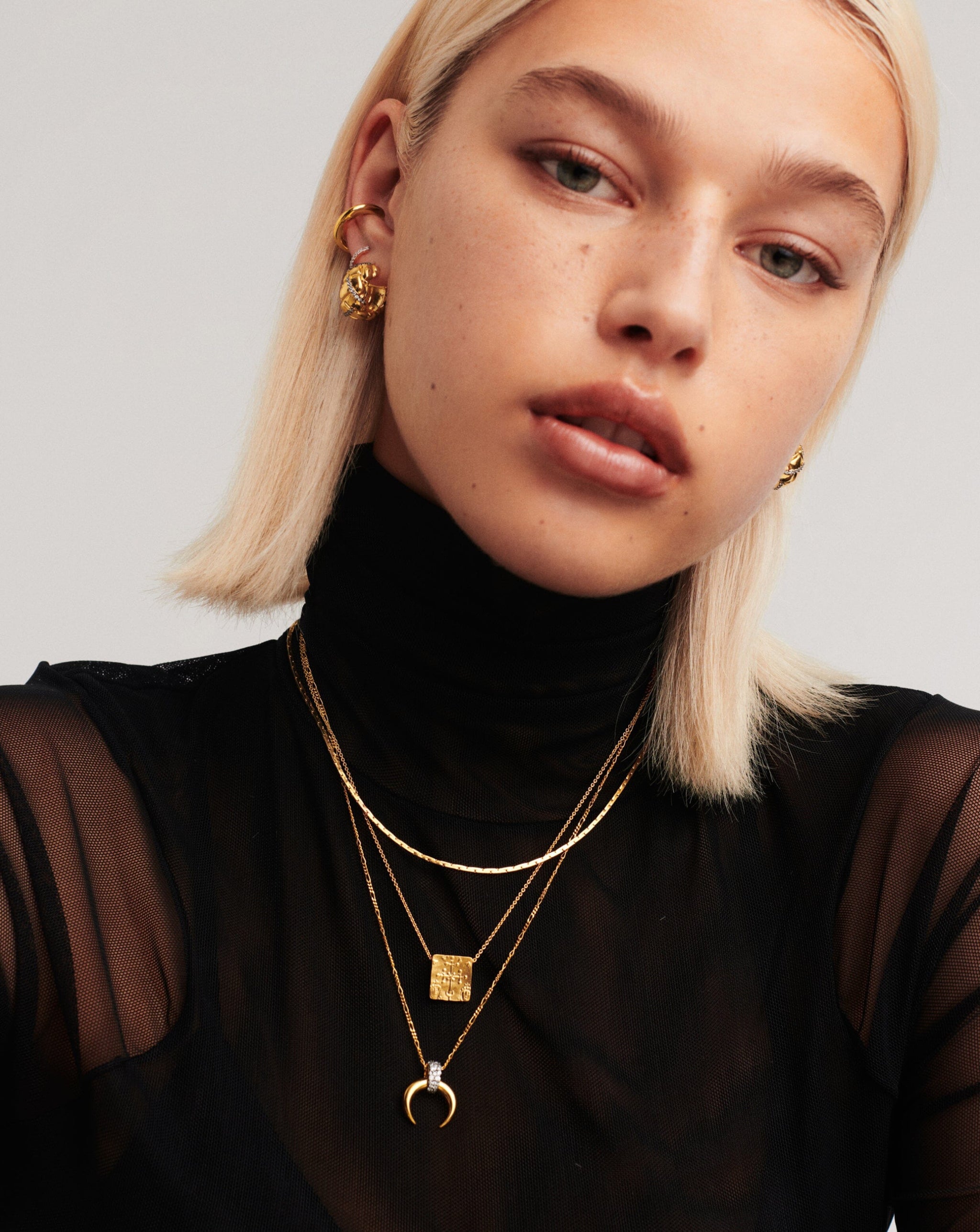 Lucy Williams Byzantine Square Coin Pendant Necklace | 18ct Gold Plated Vermeil Necklaces Missoma