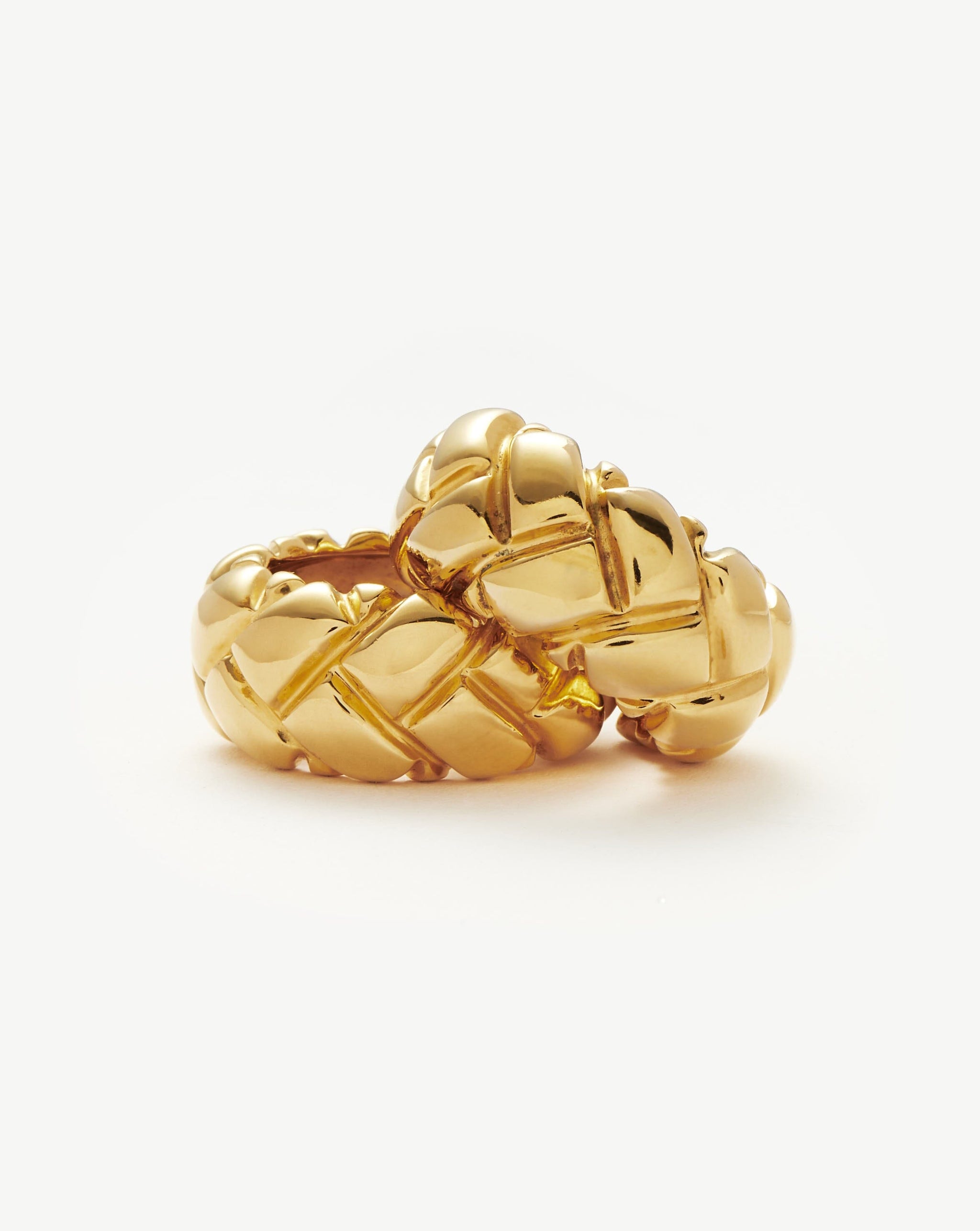 Lucy Williams Chunky Waffle Hoop Earrings Earrings Missoma