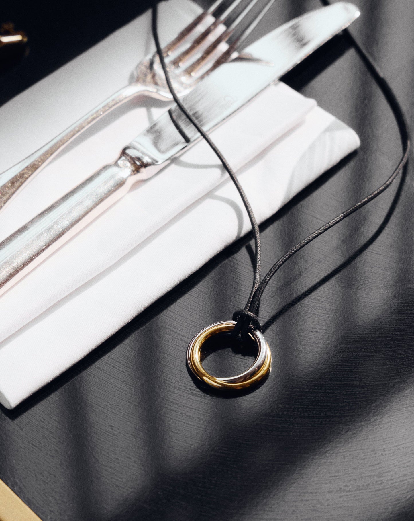 Lucy Williams Entwine Pendant Cord Necklace | Mixed Metal Necklaces Missoma