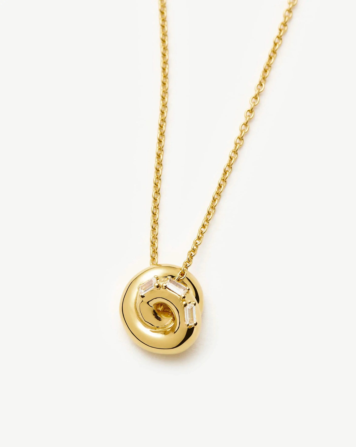 Lucy Williams Pavé Knot Pendant Necklace | 18k Gold Plated Necklaces Missoma
