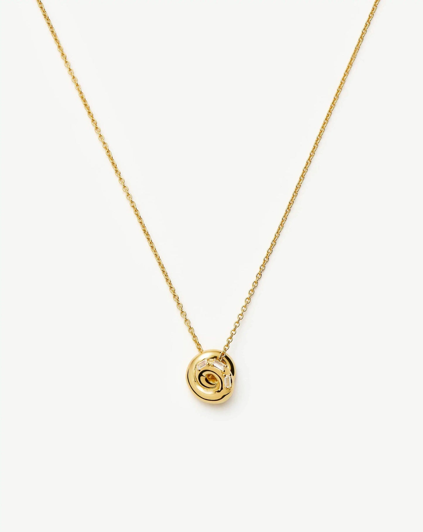 Lucy Williams Pavé Knot Pendant Necklace | 18k Gold Plated Necklaces Missoma