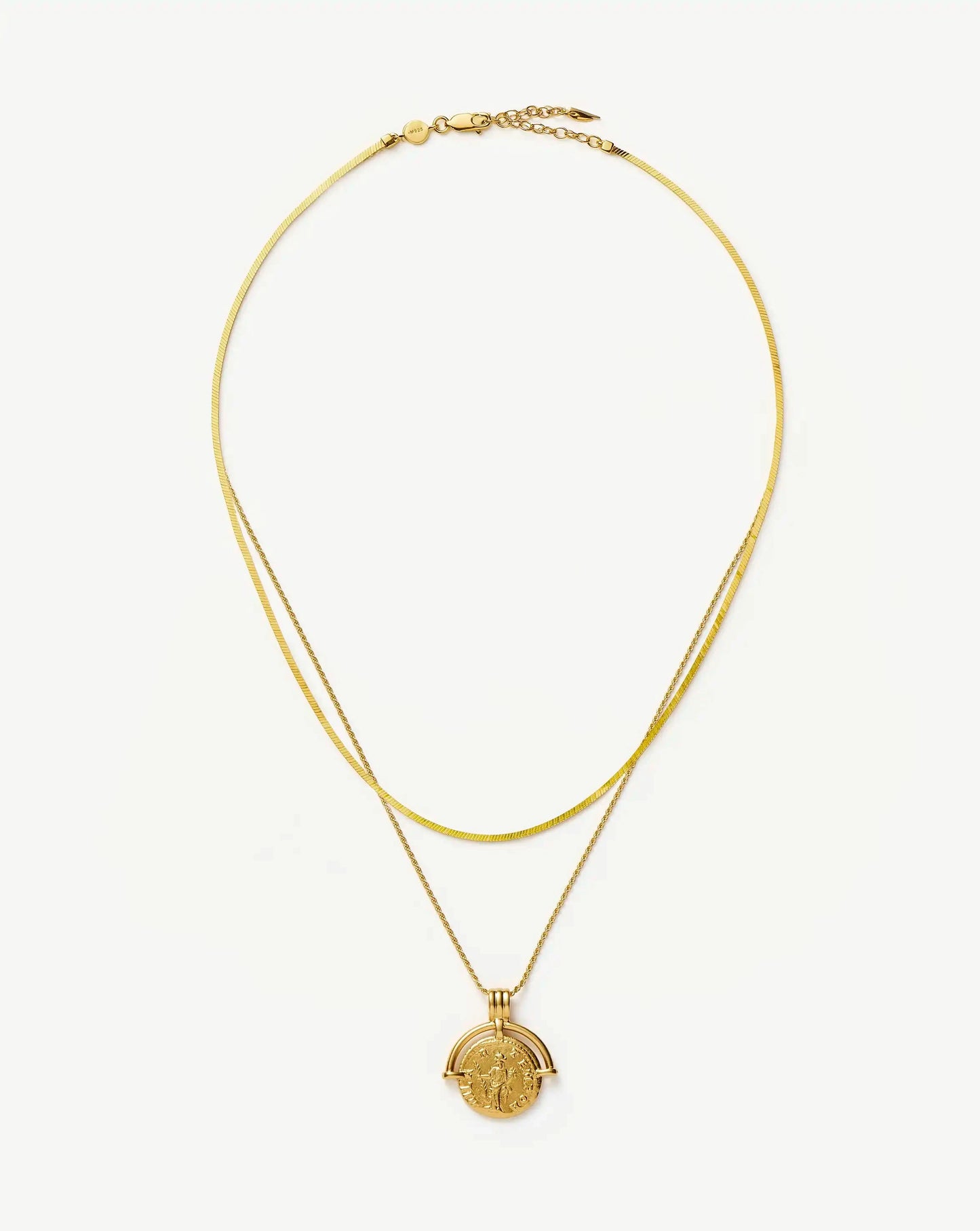 Lucy Williams Roman Arc & Snake Necklace Set | 18k Gold Plated / 18k Gold Plated Vermeil Necklaces Missoma