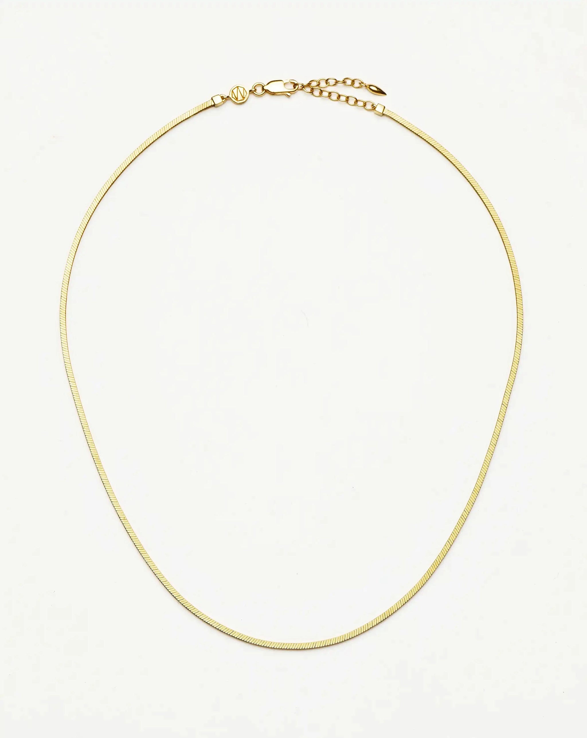 Lucy Williams Short Square Snake Chain Necklace Necklaces Missoma
