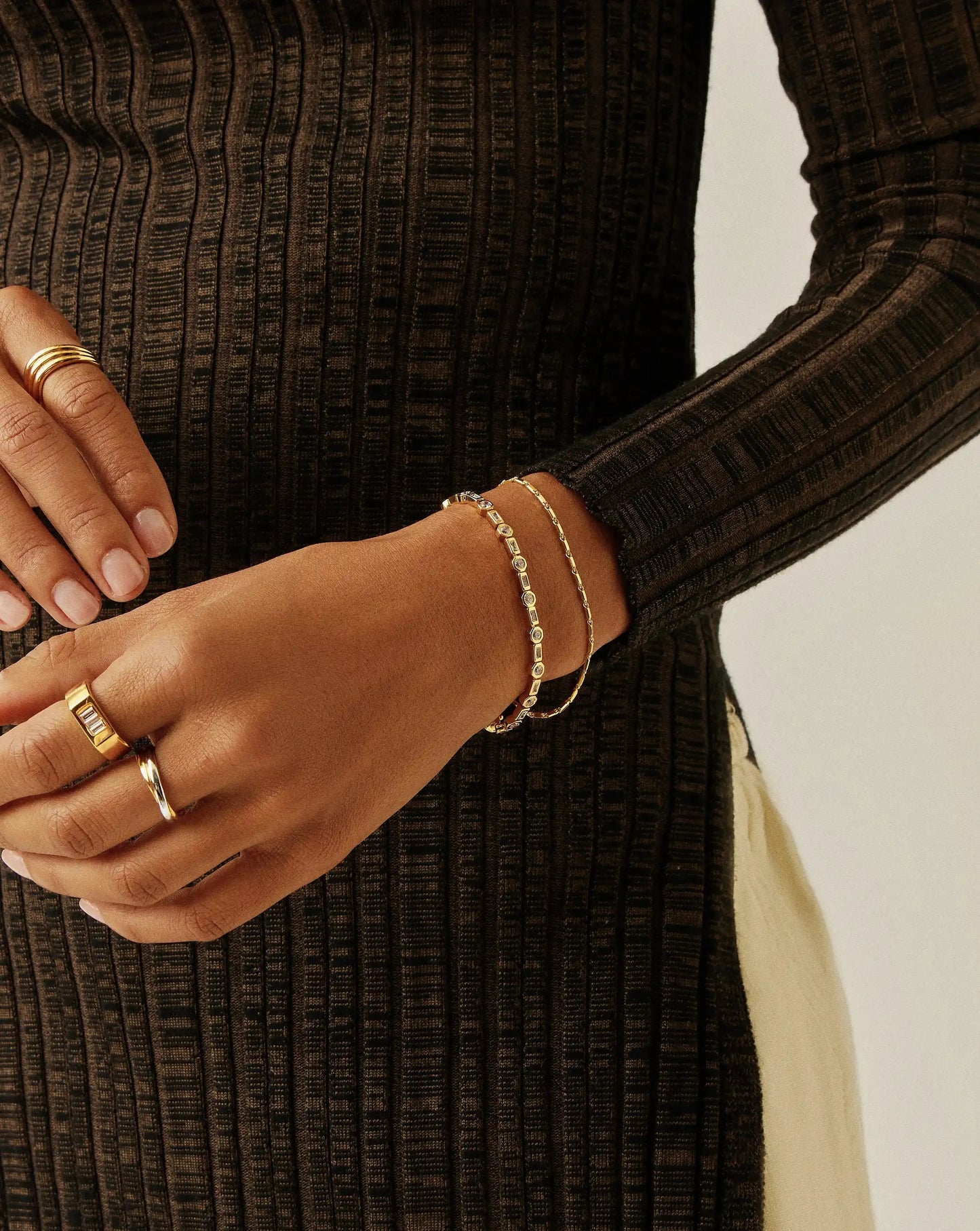 Lucy Williams Tennis Bracelet | 18k Gold Vermeil Bracelets Missoma