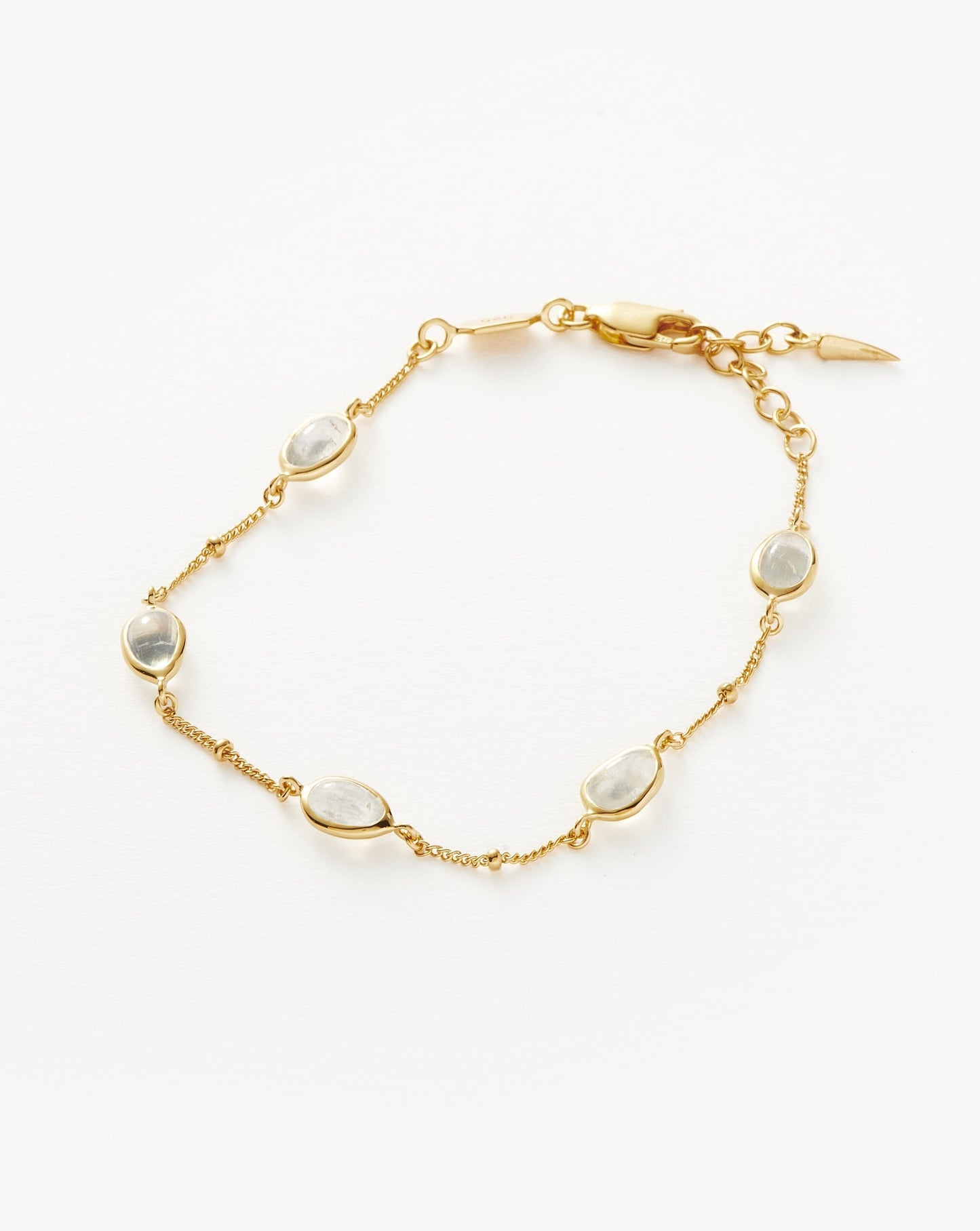 Magma Gemstone Charm Bracelet | 18ct Recycled Gold Vermeil on Recycled Sterling Silver Bracelets Missoma