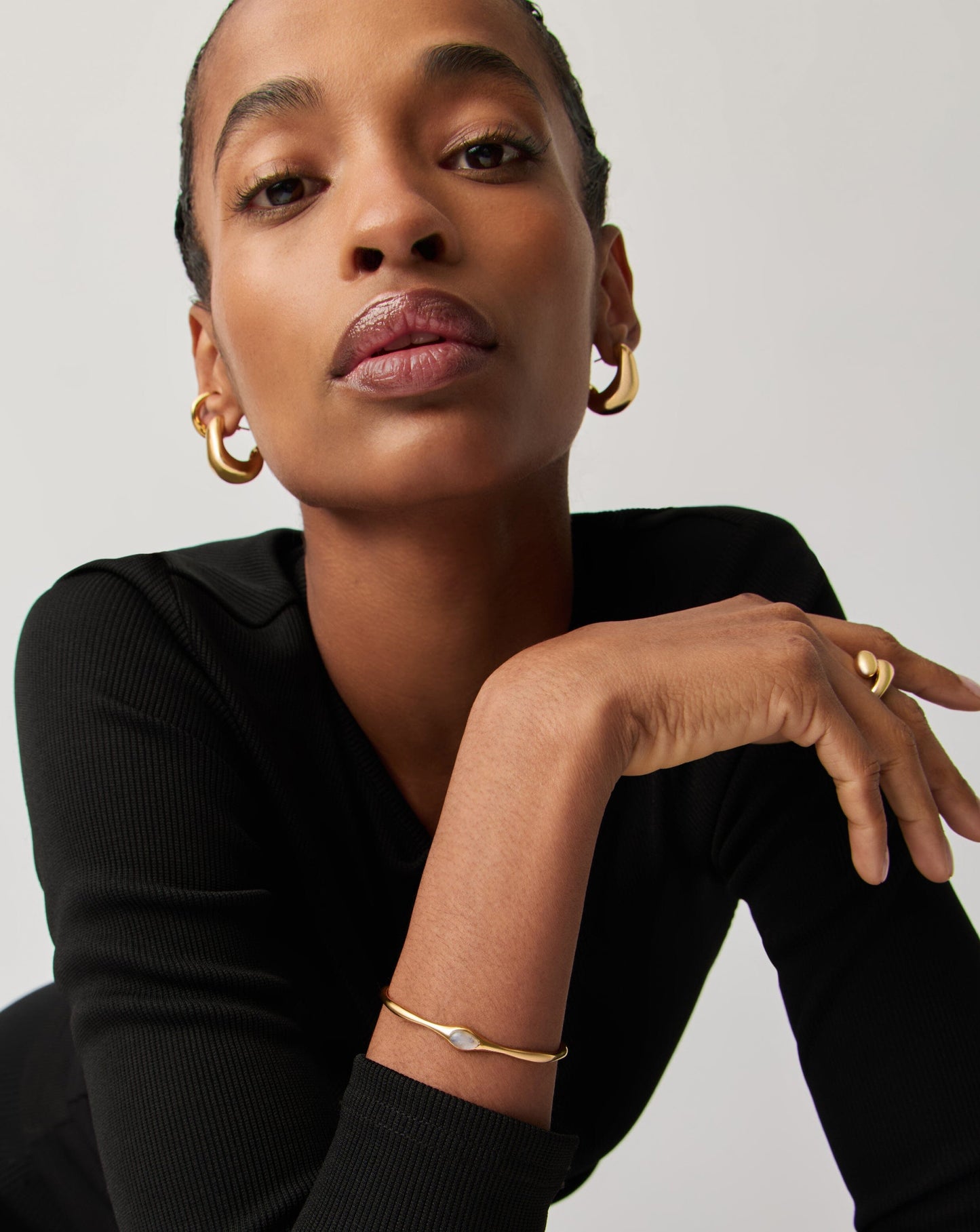 Magma Gemstone Cuff Bracelet | 18ct Recycled Gold Vermeil on Recycled Sterling Silver Bracelets Missoma