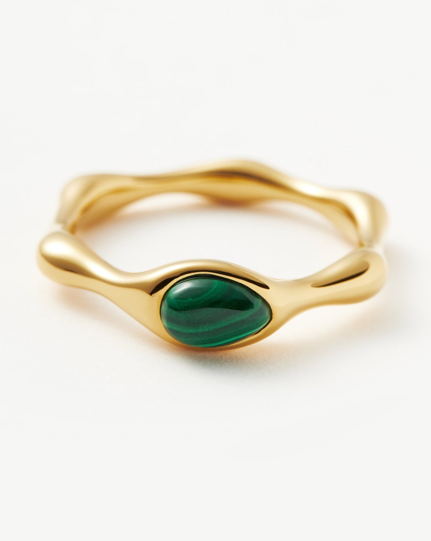 Magma Gemstone Stacking Ring | 18ct Recycled Gold Vermeil on Recycled Sterling Silver Rings Missoma