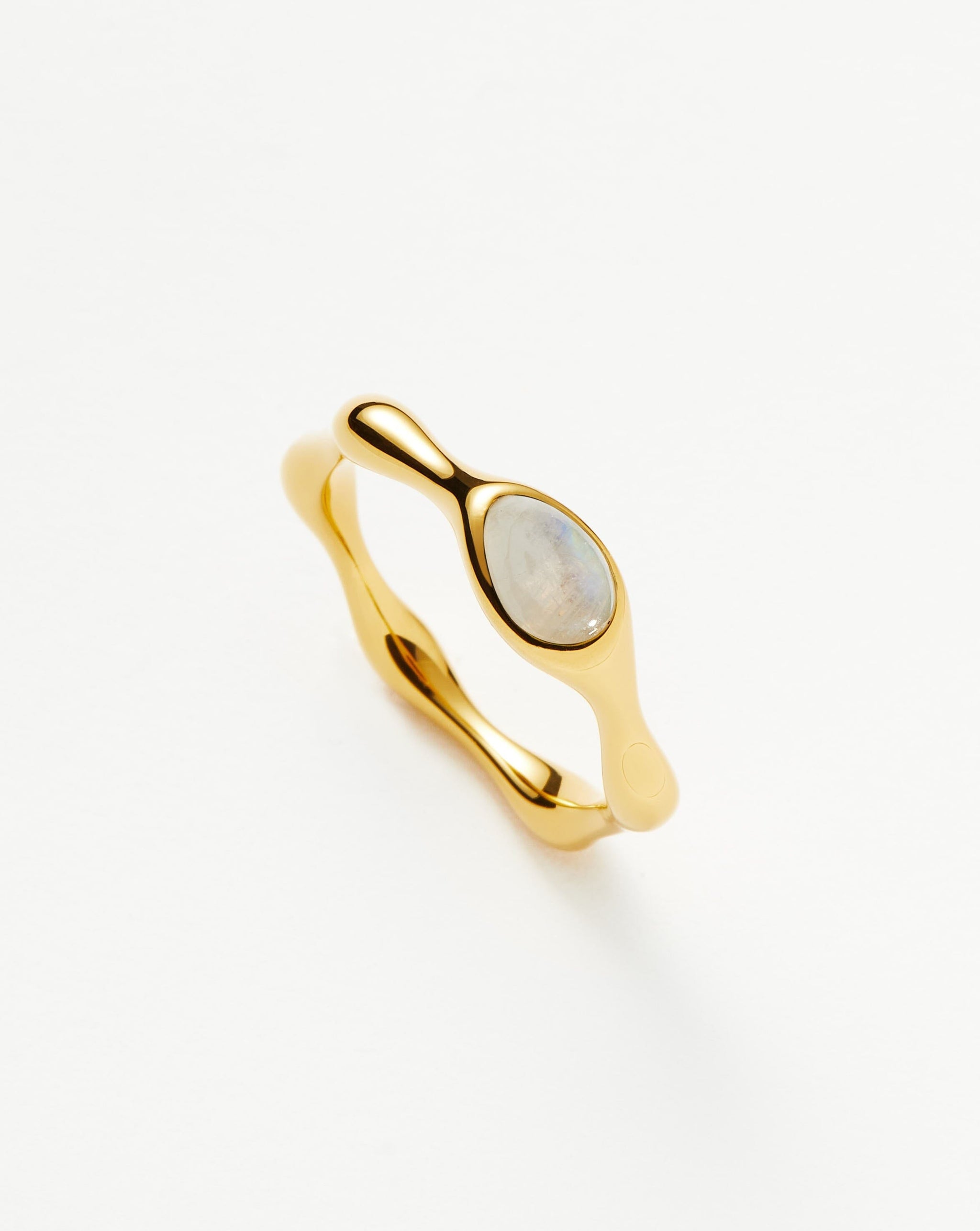 Magma Gemstone Stacking Ring | 18ct Recycled Gold Vermeil on Recycled Sterling Silver Rings Missoma