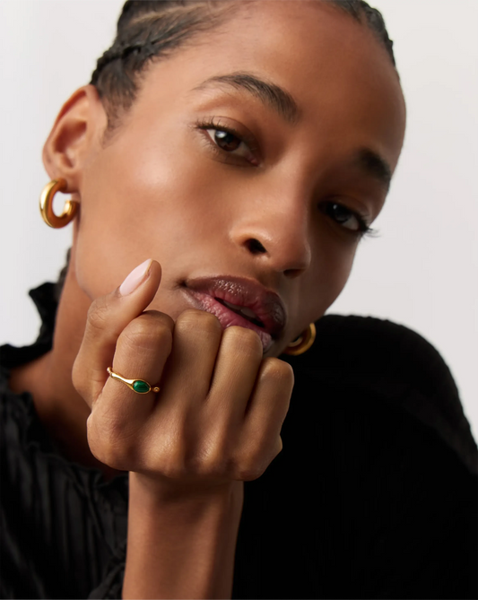 Magma Gemstone Stacking Ring | 18k Recycled Gold Vermeil on Recycled Sterling Silver Rings Missoma