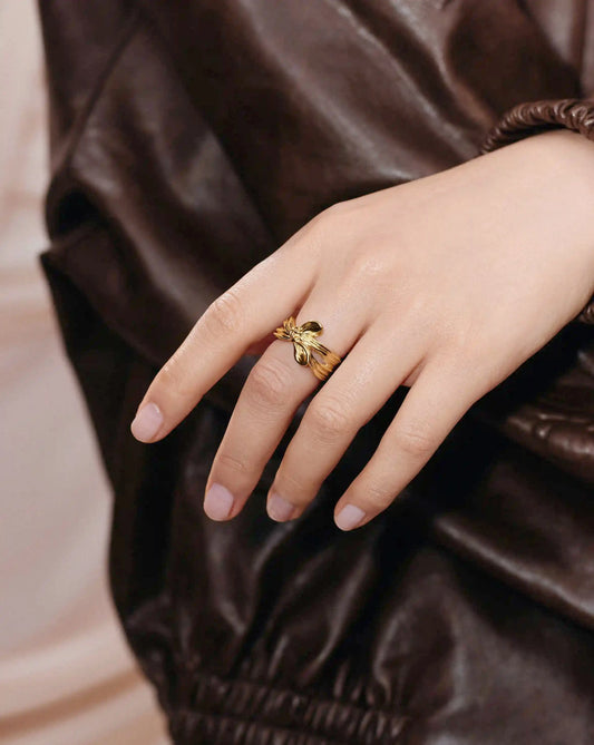 MARKGONG Bow Ring | 18k Gold Plated Rings Missoma