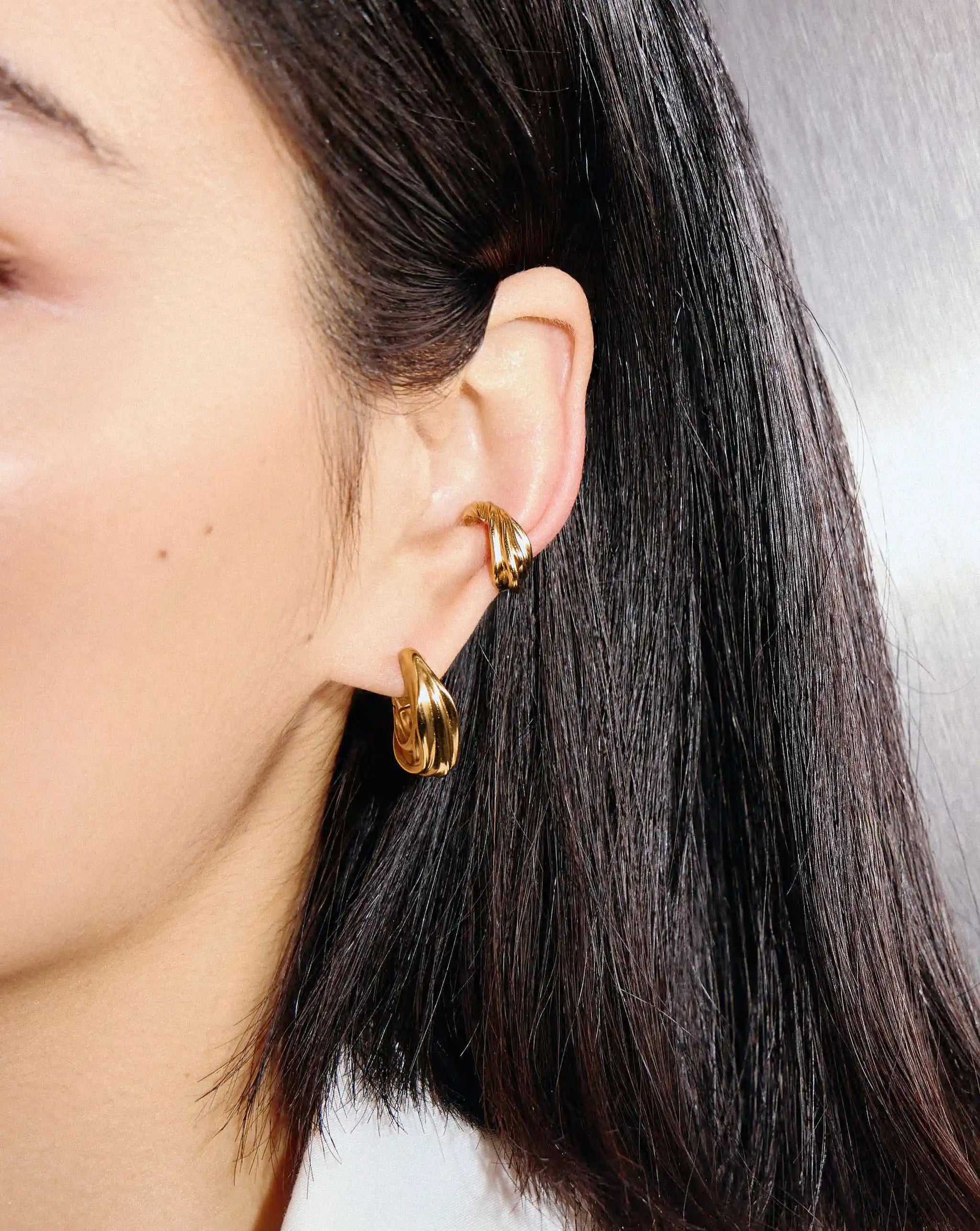 MARKGONG Draped Ear Cuff | 18k Gold Plated Earrings Missoma