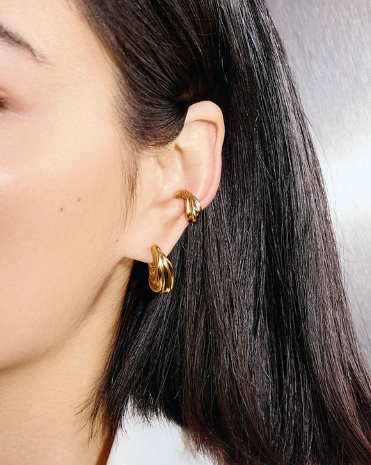 MARKGONG Draped Ear Cuff | 18k Gold Plated Earrings Missoma