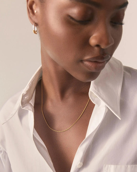 Medium Rope Chain Necklace | 18k Gold Plated Necklaces Missoma