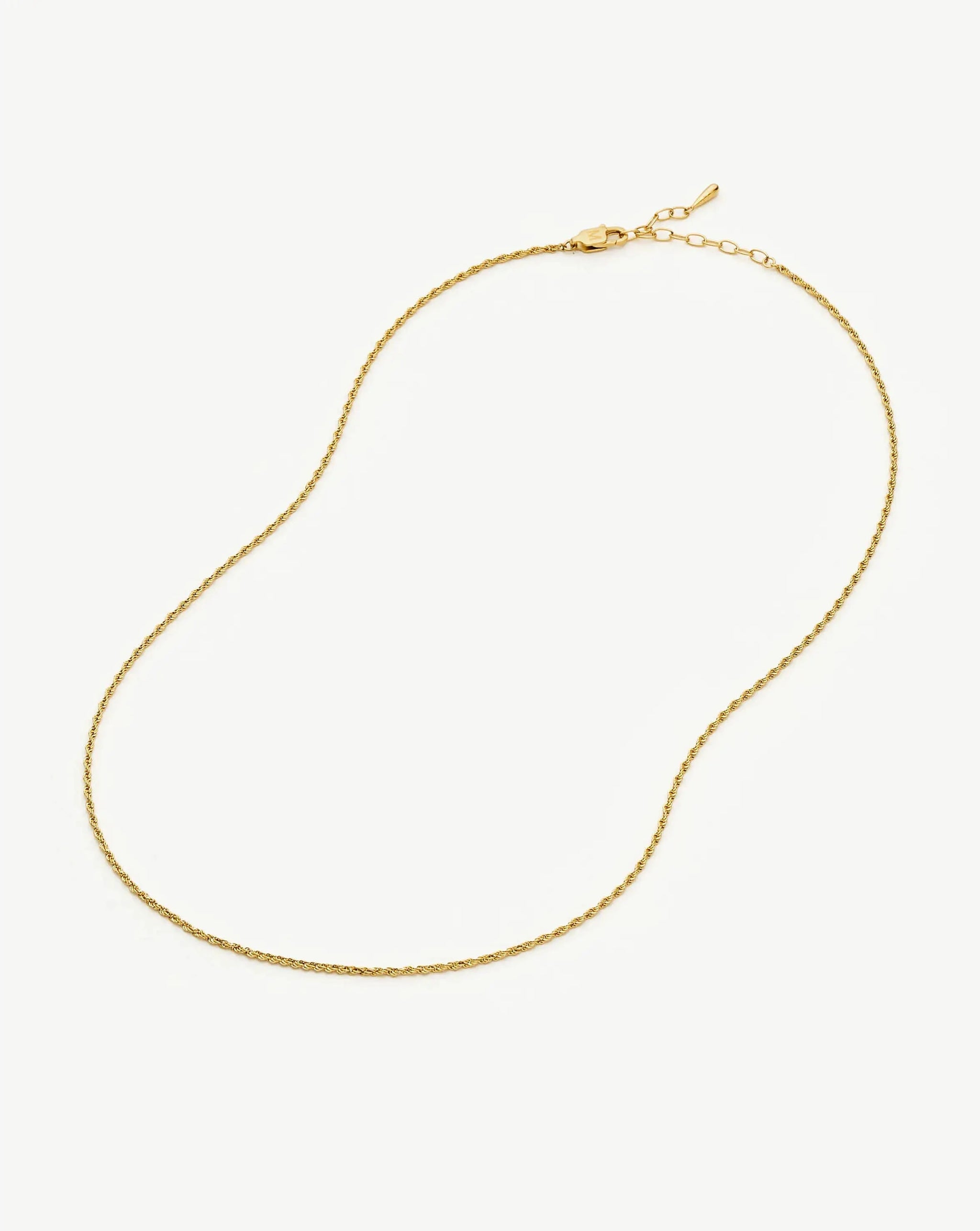 Medium Rope Chain Necklace | 18k Gold Plated Necklaces Missoma