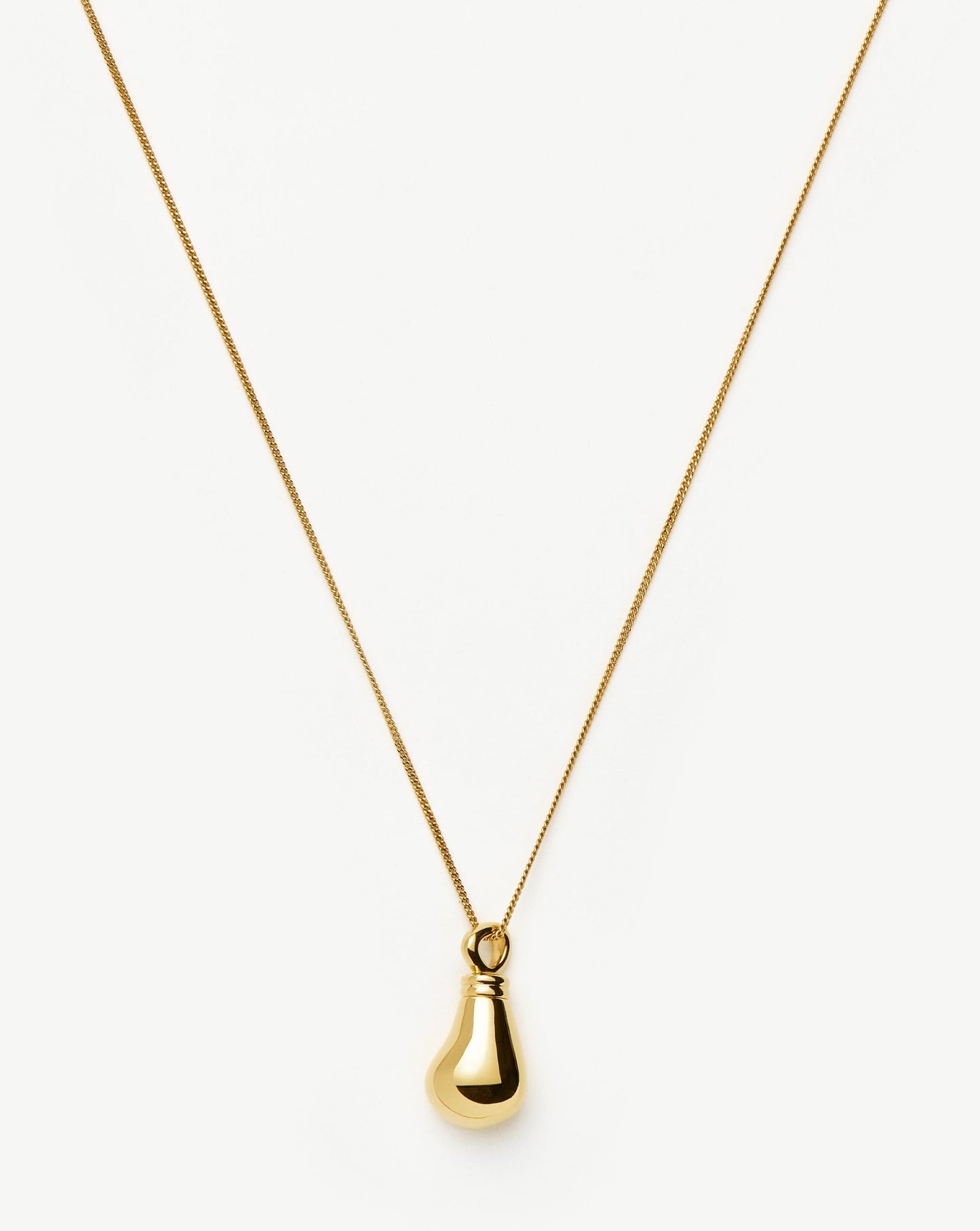 Message in a Bottle Droplet Pendant Necklace | 18k Gold Plated Necklaces Missoma
