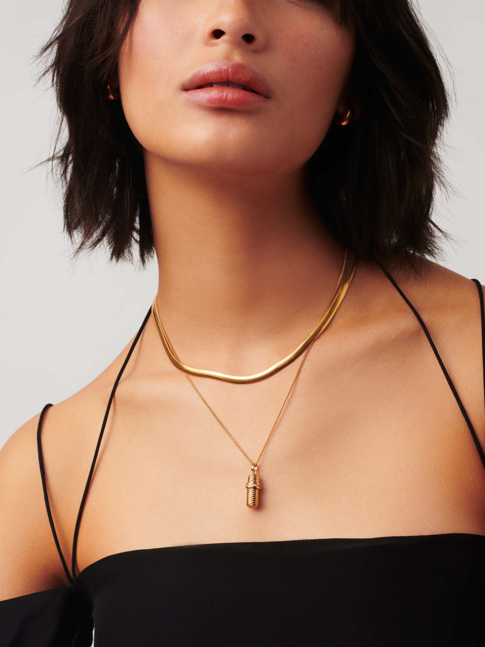 Message in a Bottle Ridge Pendant Necklace Necklaces Missoma