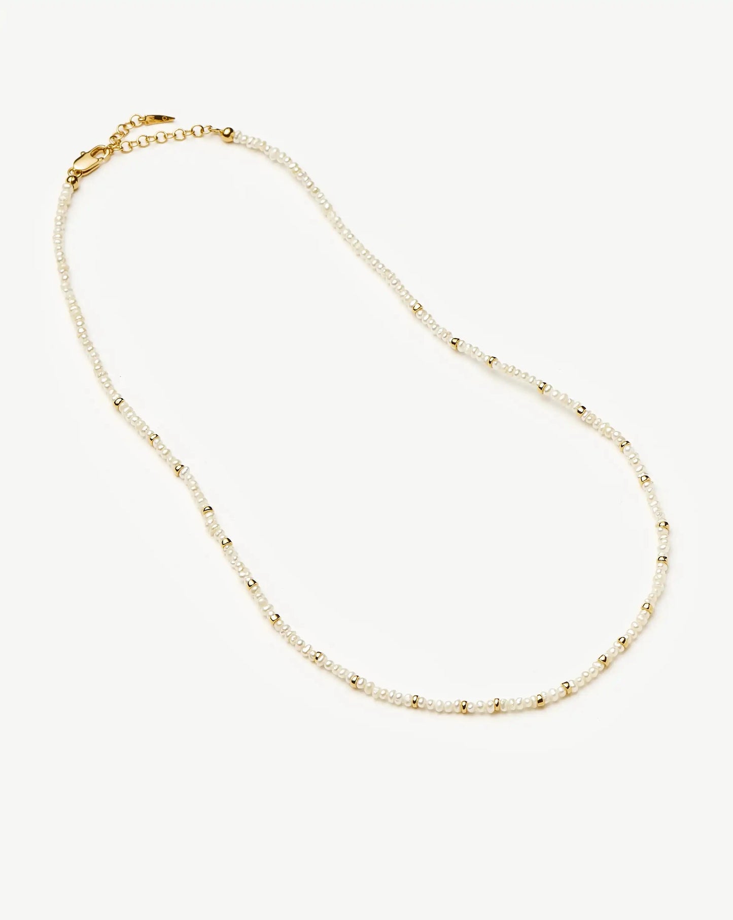 Micro Pearl Beaded Necklace | 18k Gold Plated/Pearl Necklaces Missoma