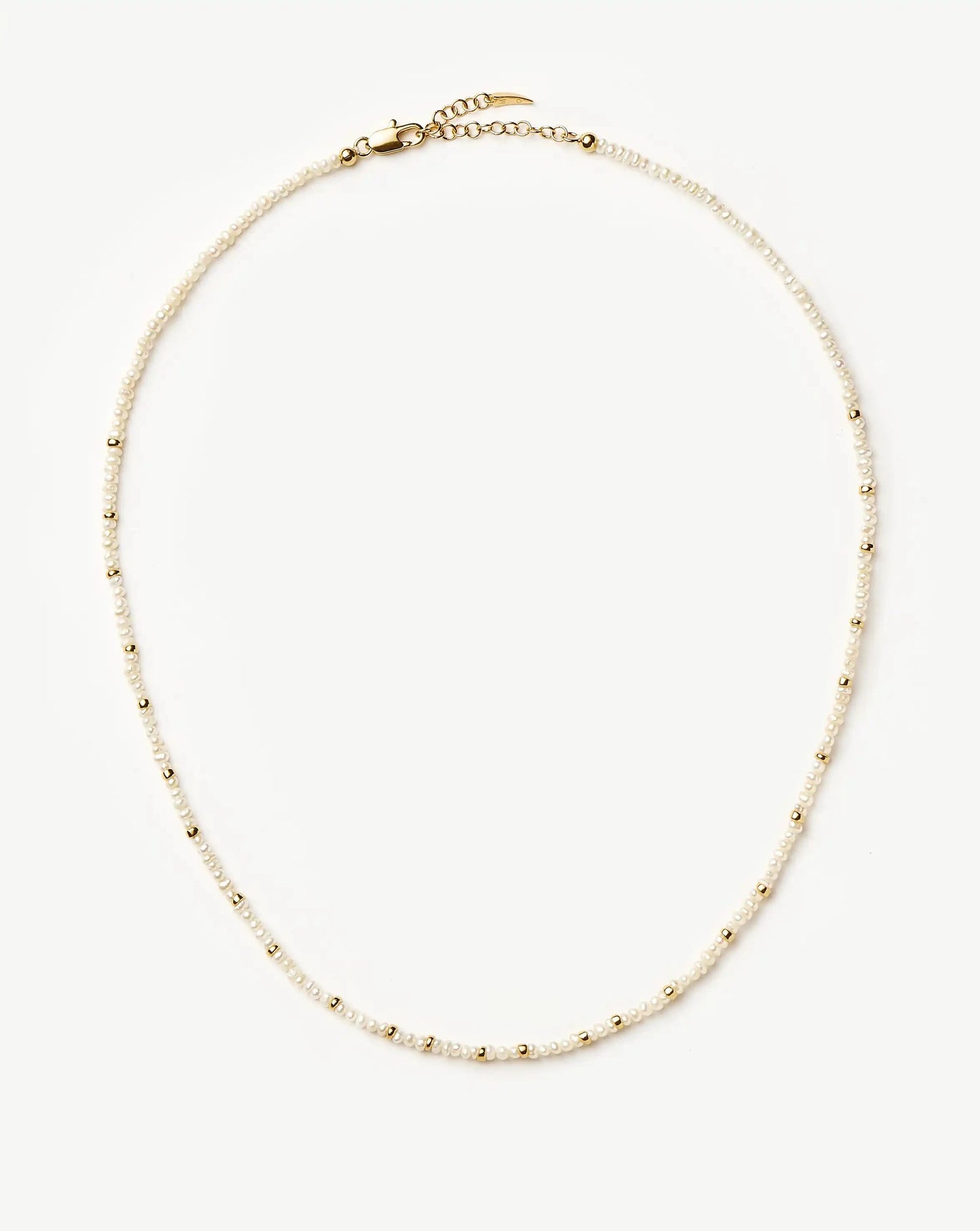 Micro Pearl Beaded Necklace | 18k Gold Plated/Pearl Necklaces Missoma
