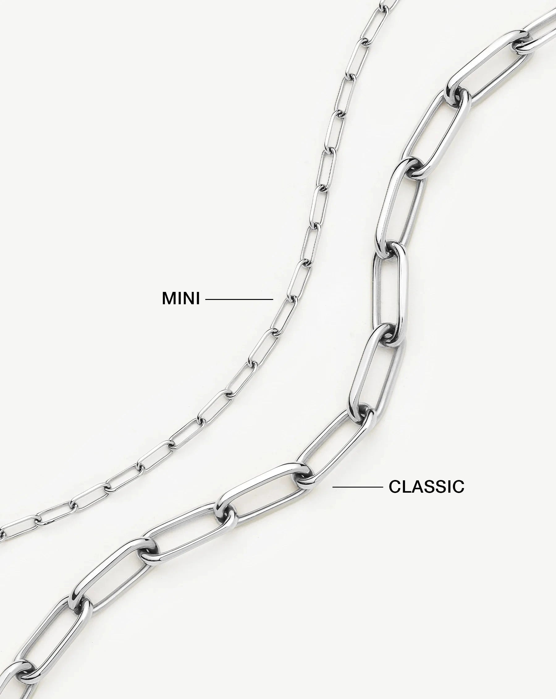 Mini Paperclip Chain Bracelet | Platinum Plated Bracelets Missoma