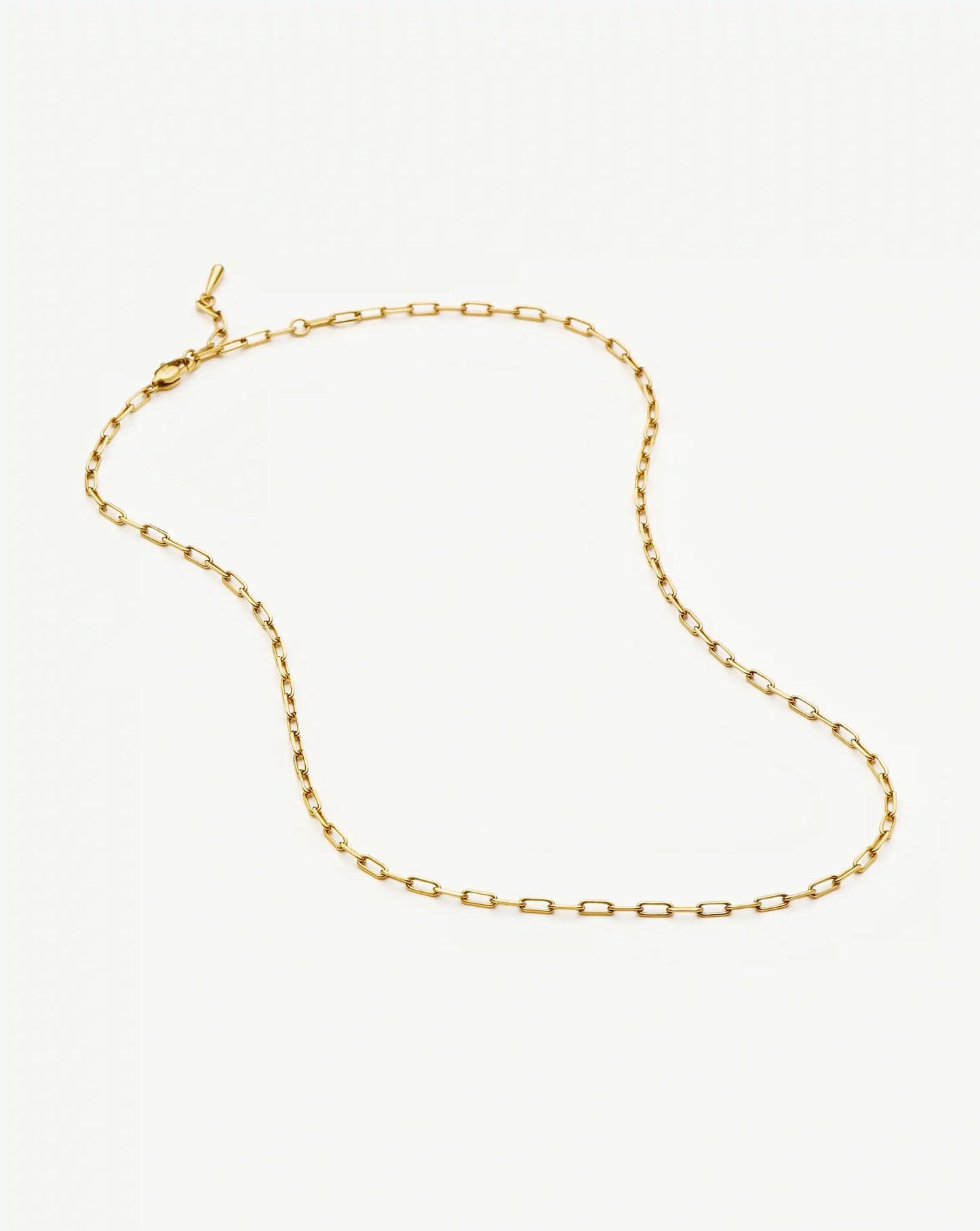 Mini Paperclip Chain Necklace | 18k Gold Plated Necklaces Missoma