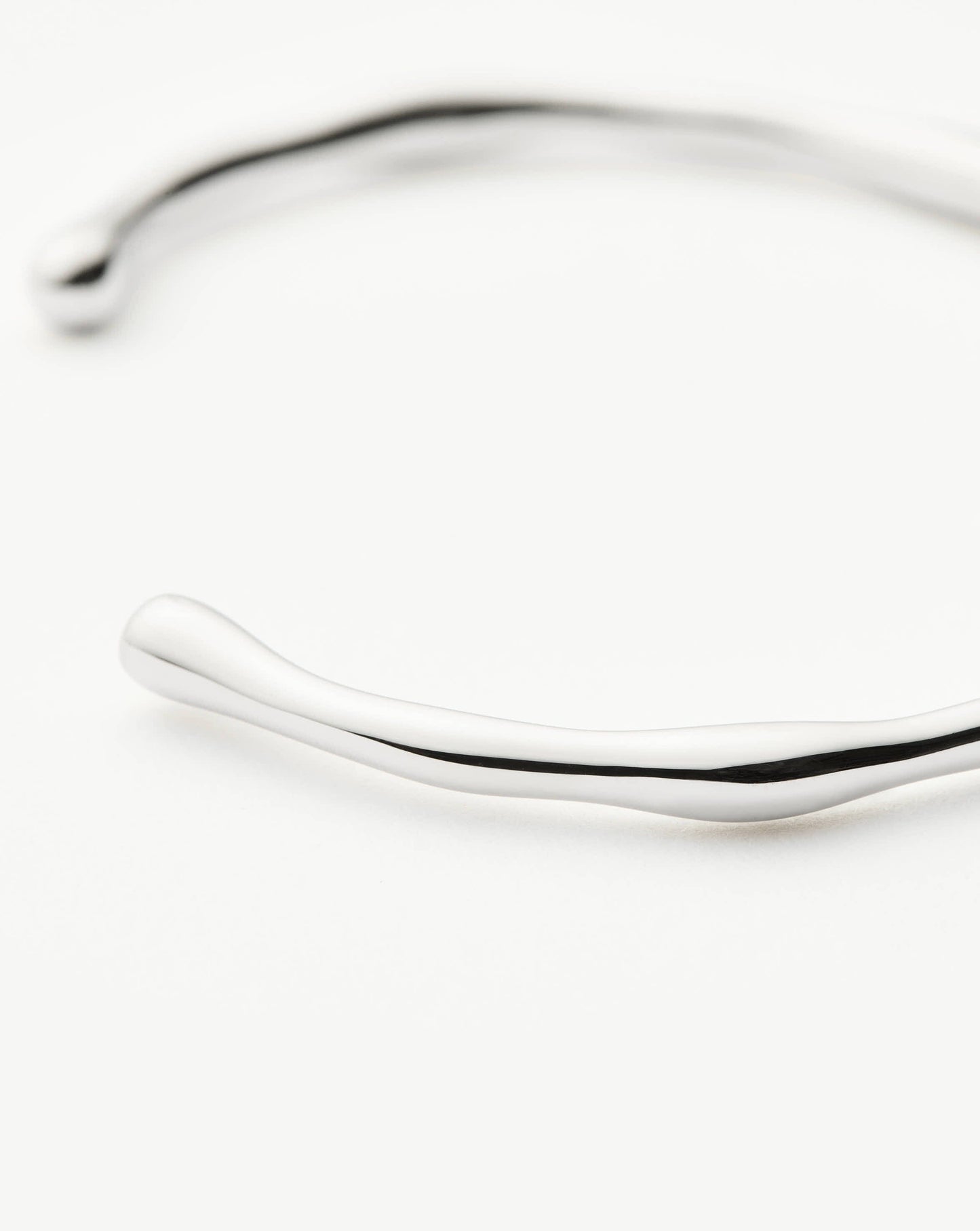 Molten Cuff Bracelet | Silver Plated Bracelets Missoma