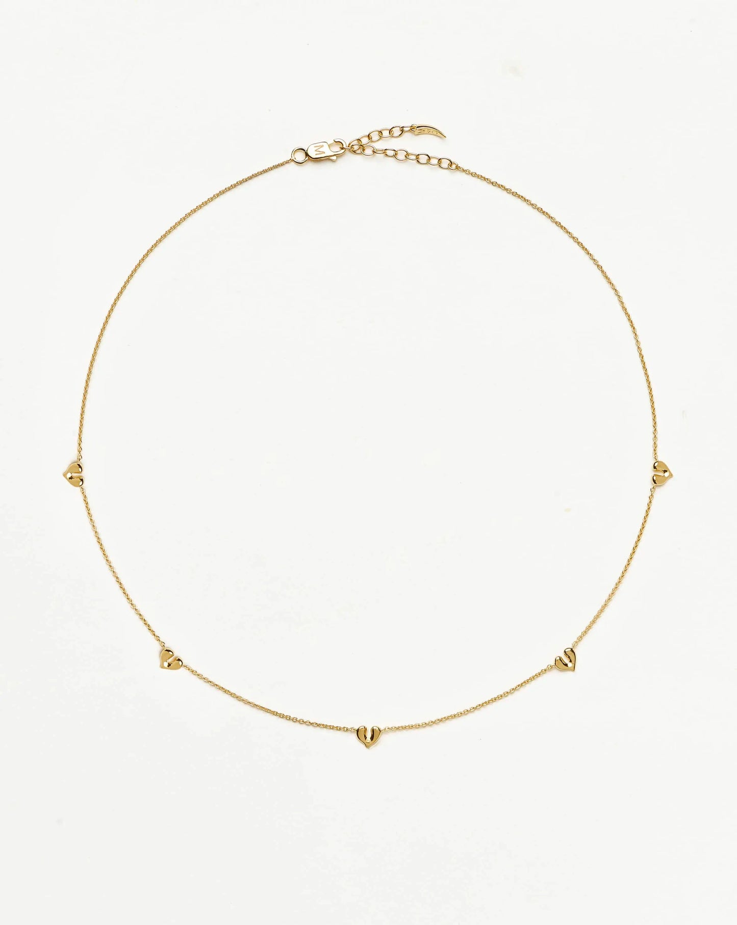 Molten Heart Mini Charm Choker | 18k Gold Vermeil Necklace Missoma
