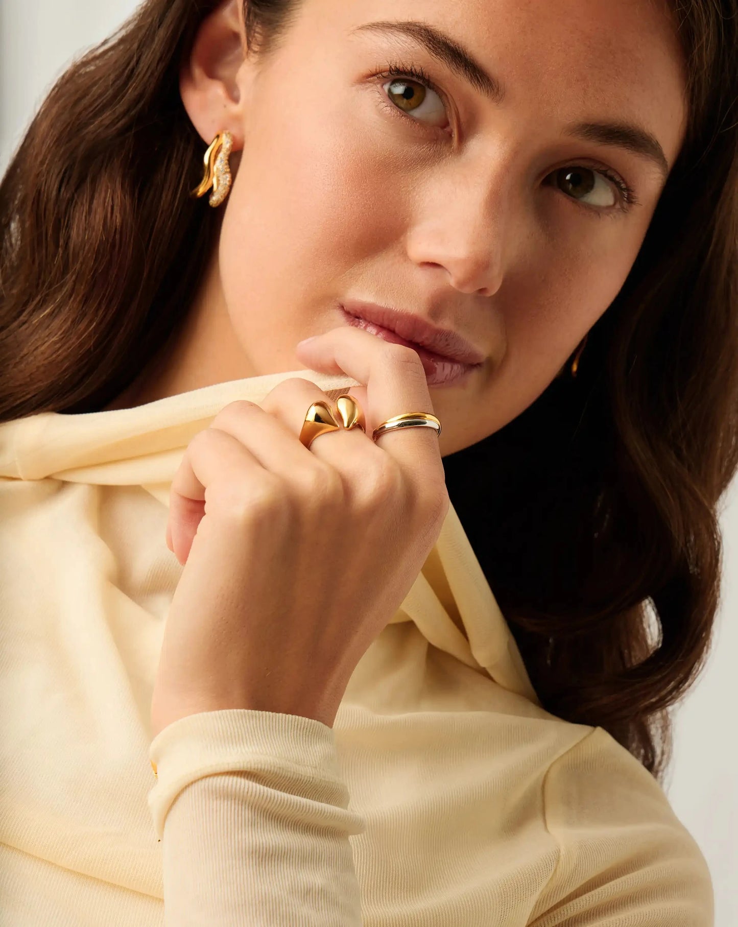 Molten Heartbreaker Statement Ring | 18k Gold Plated Ring Missoma