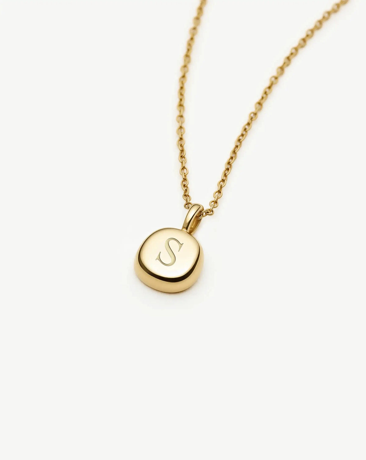 Molten Soft Square Pavé Pendant Necklace | 18k Gold Plated/Cubic Zirconia Necklaces Missoma