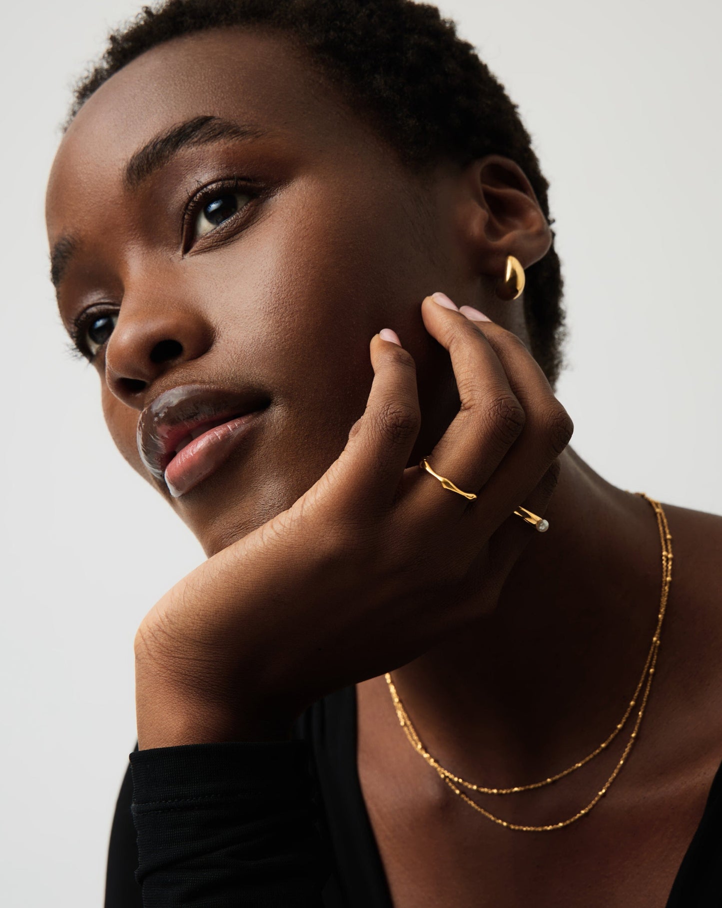 Molten Stacking Ring | 18k Gold Vermeil Rings Missoma