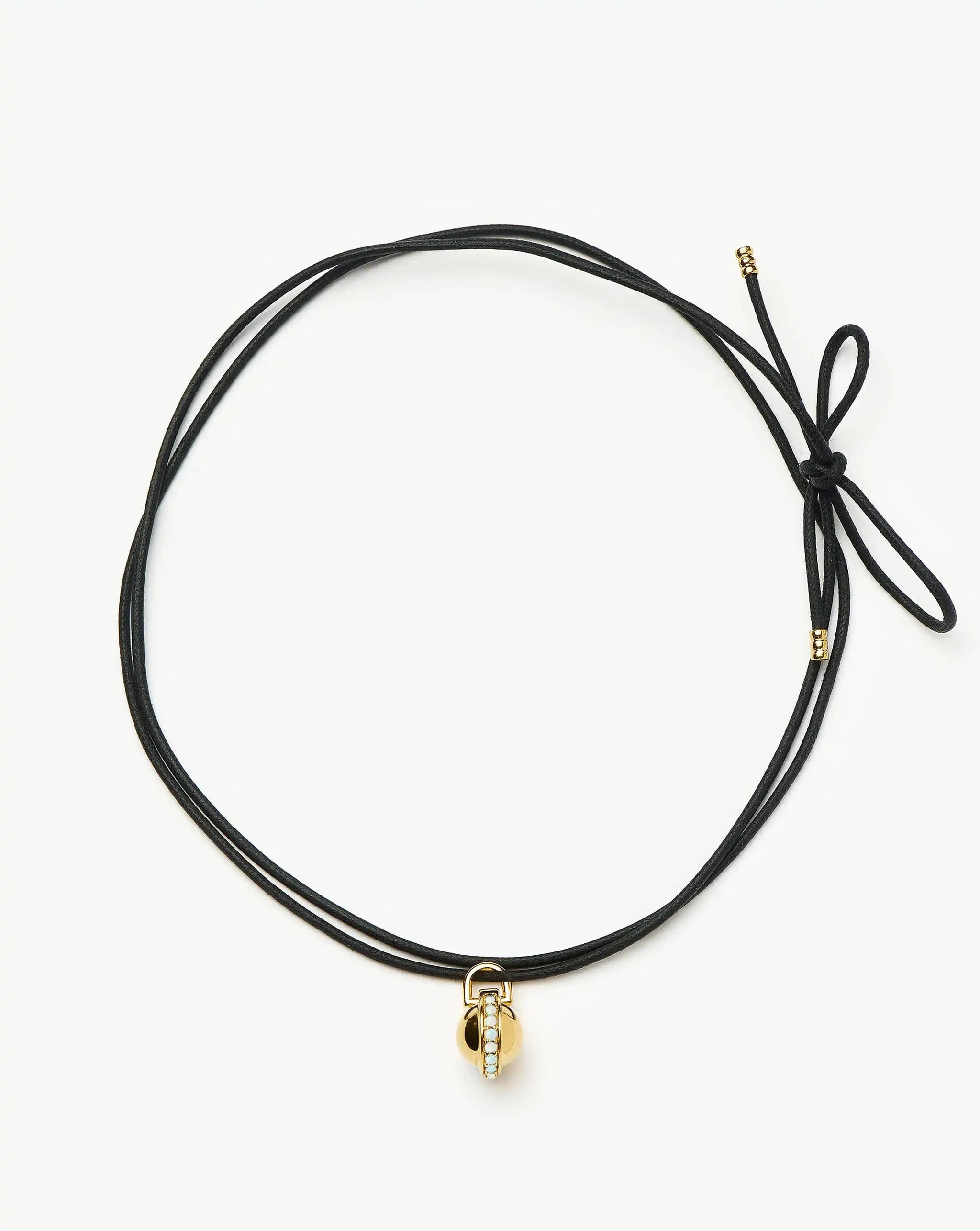 Opalite Pendant Cord Necklace | 18k Gold Plated Necklaces Missoma