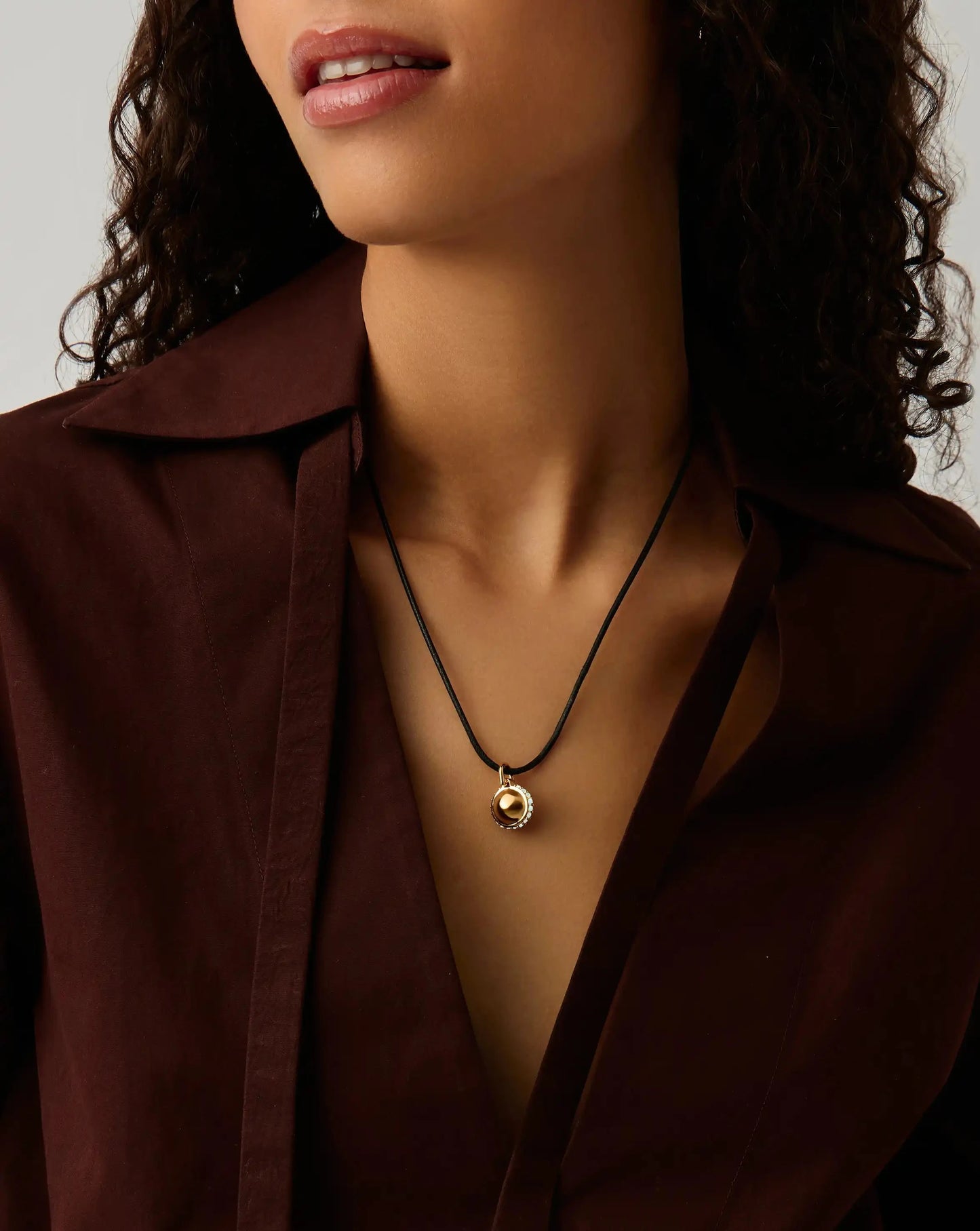 Opalite Pendant Cord Necklace | 18k Gold Plated Necklaces Missoma