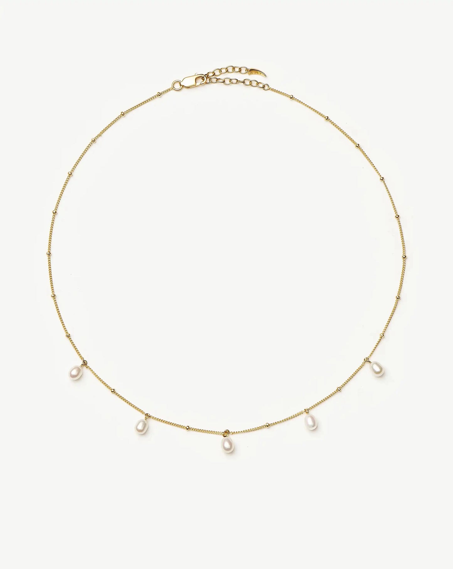 Pearl Baya Baroque Chain Choker | 18k Gold Vermeil/Pearl Necklaces Missoma