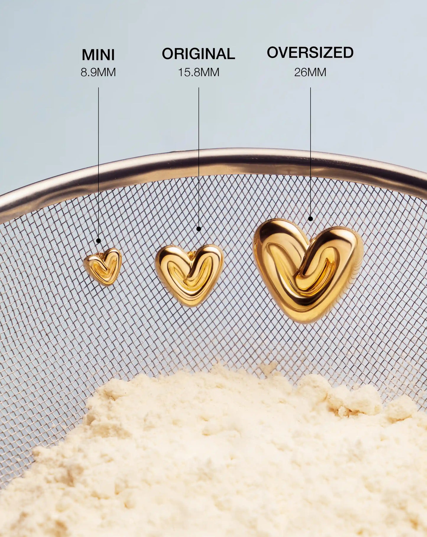 Puffy Heart Oversized Stud Earrings |18k Gold Plated Earrings Missoma