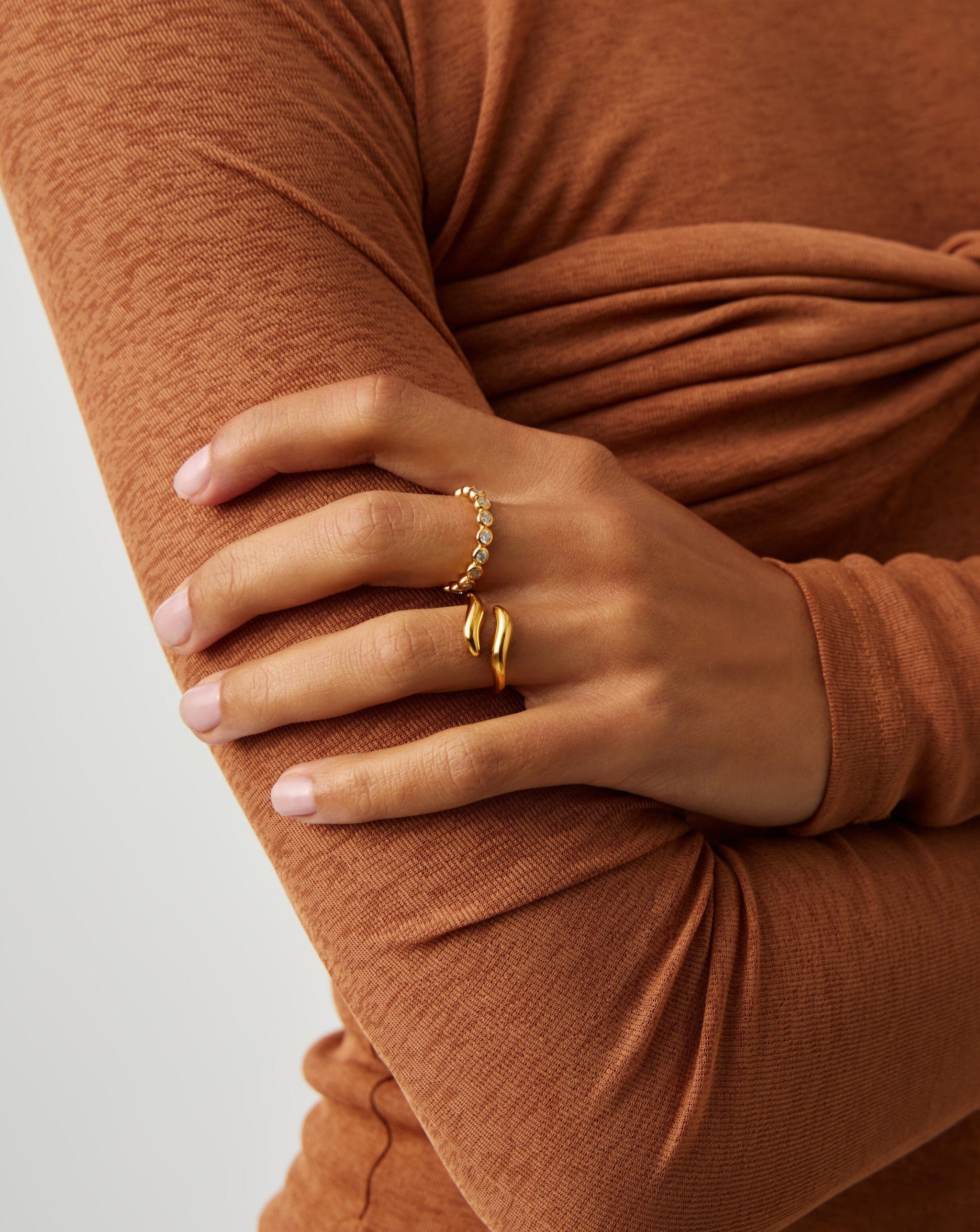 Savi Signature Open Ring | 18k Gold Vermeil Rings Missoma