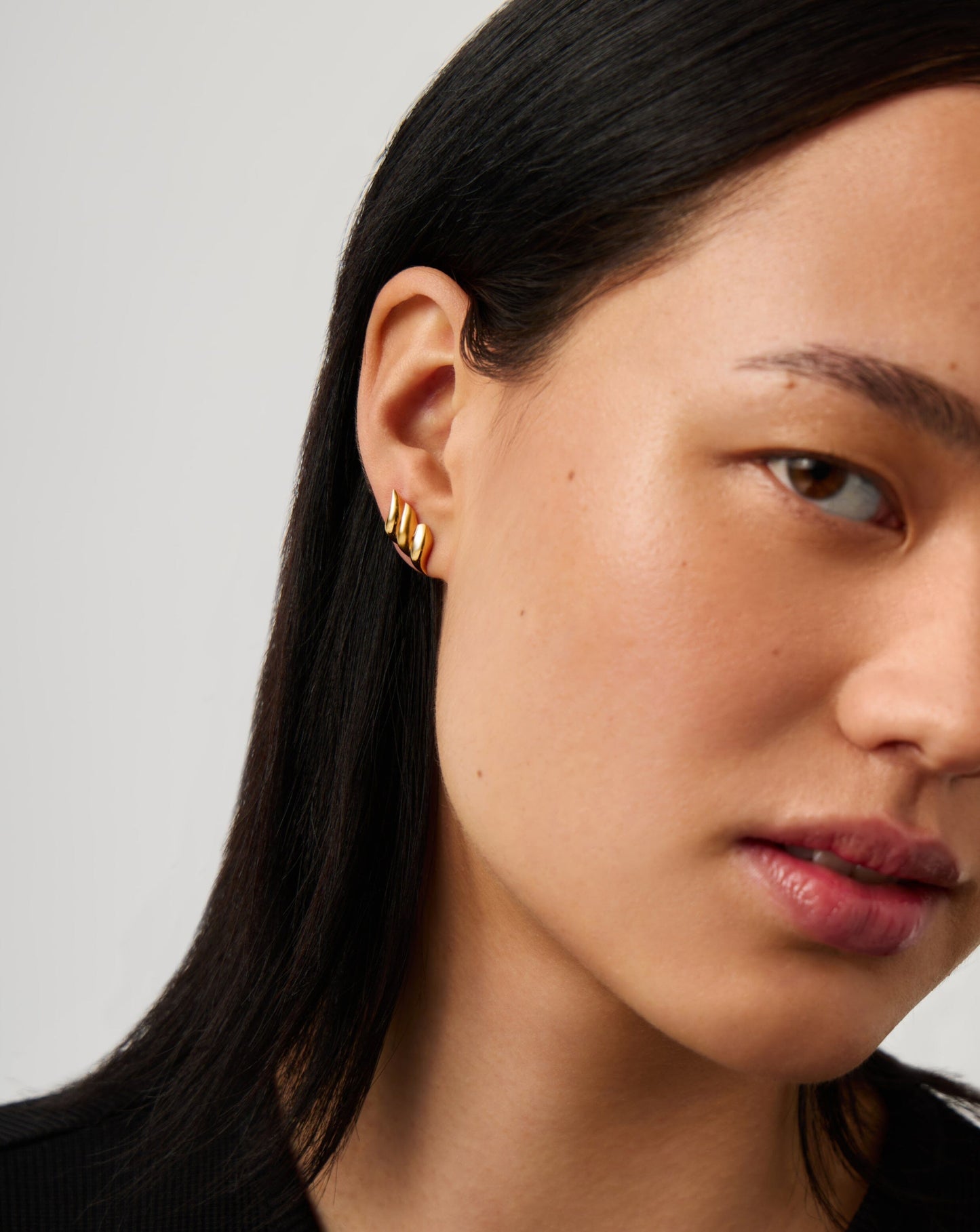 Savi Signature Stud Earrings | 18k Gold Plated Earrings Missoma