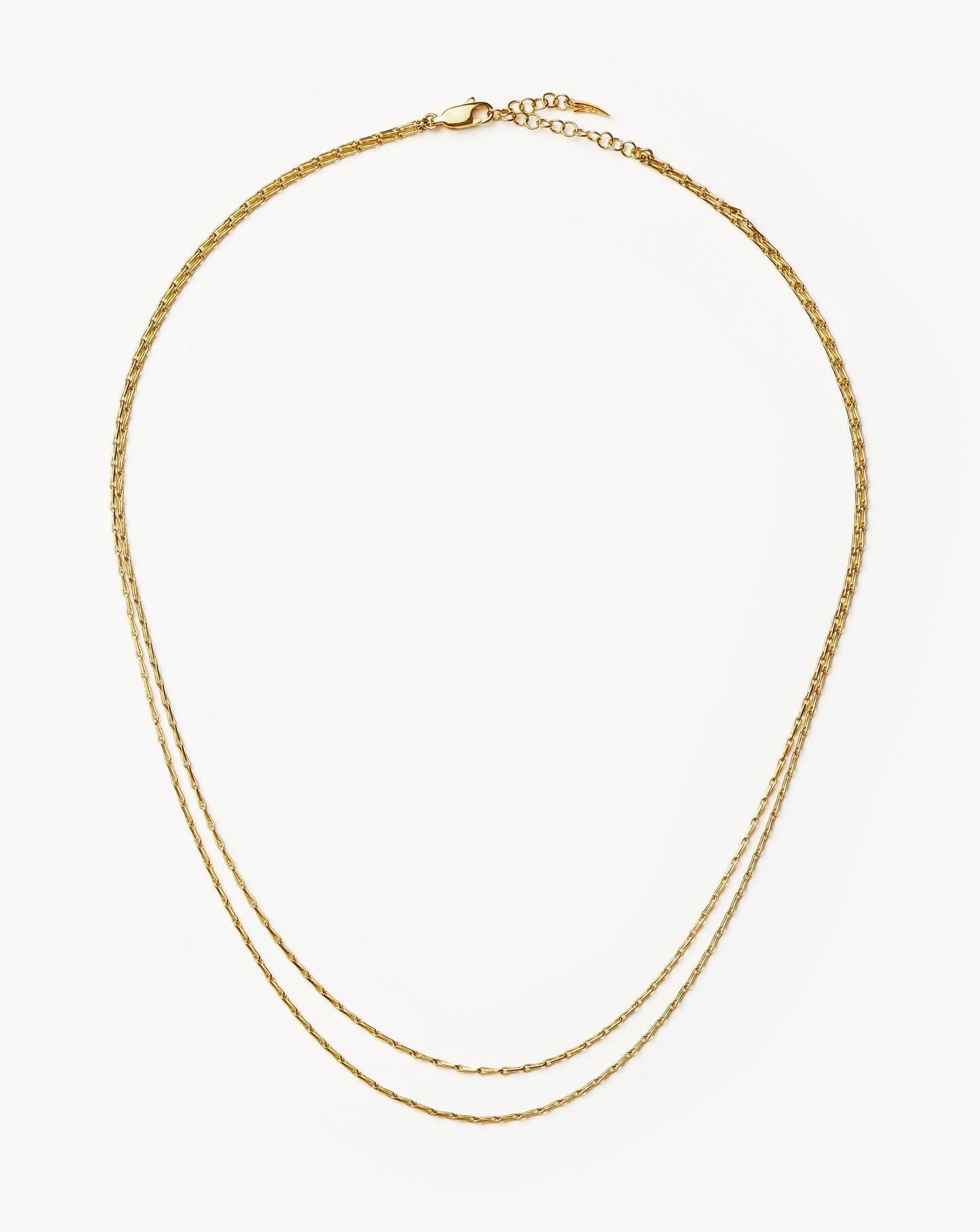 Savi Twisted Double Chain Necklace | 18k Gold Plated Necklaces Missoma