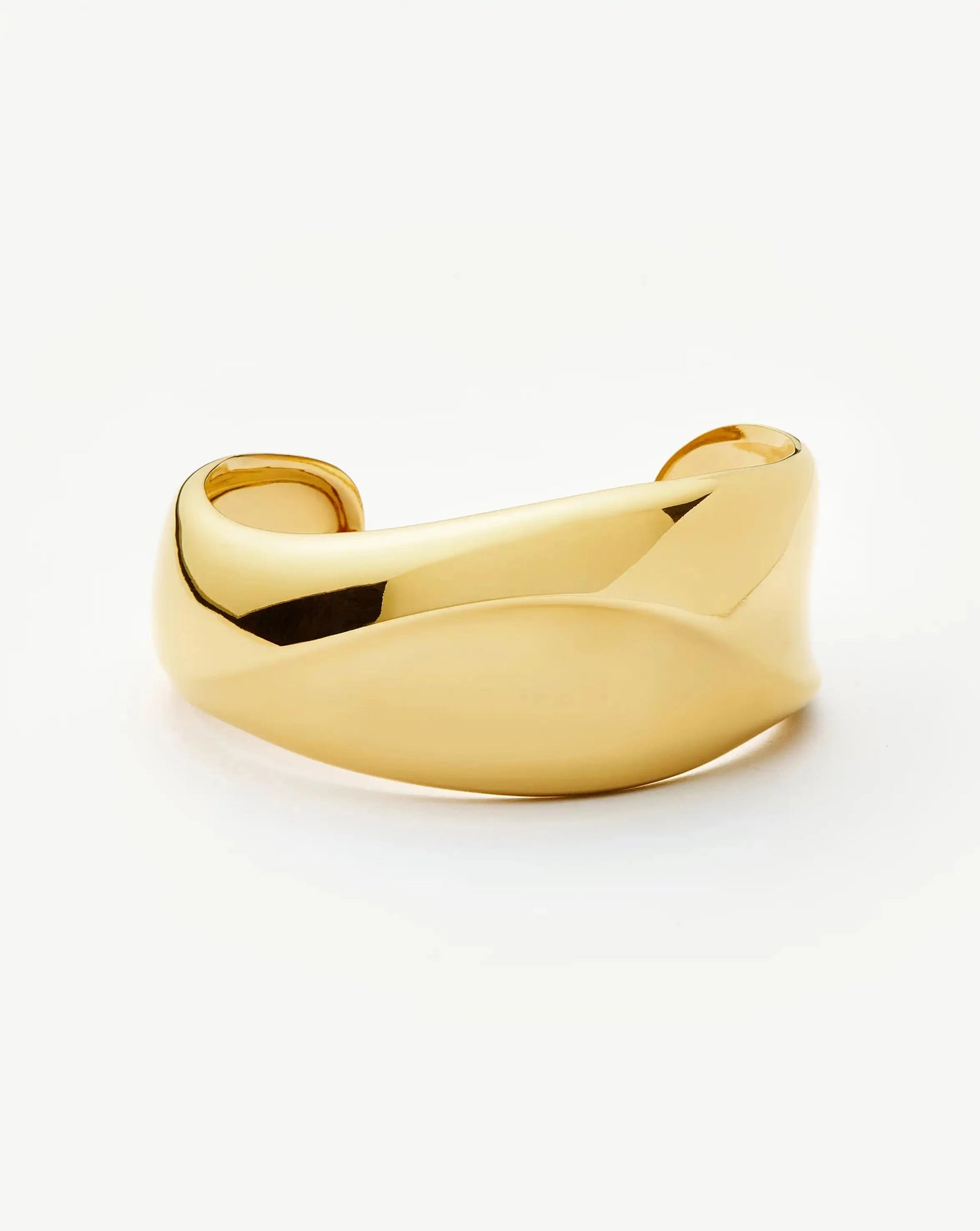 Sculptural Molten Cuff Bracelet | 18k Gold Plated Bracelets Missoma
