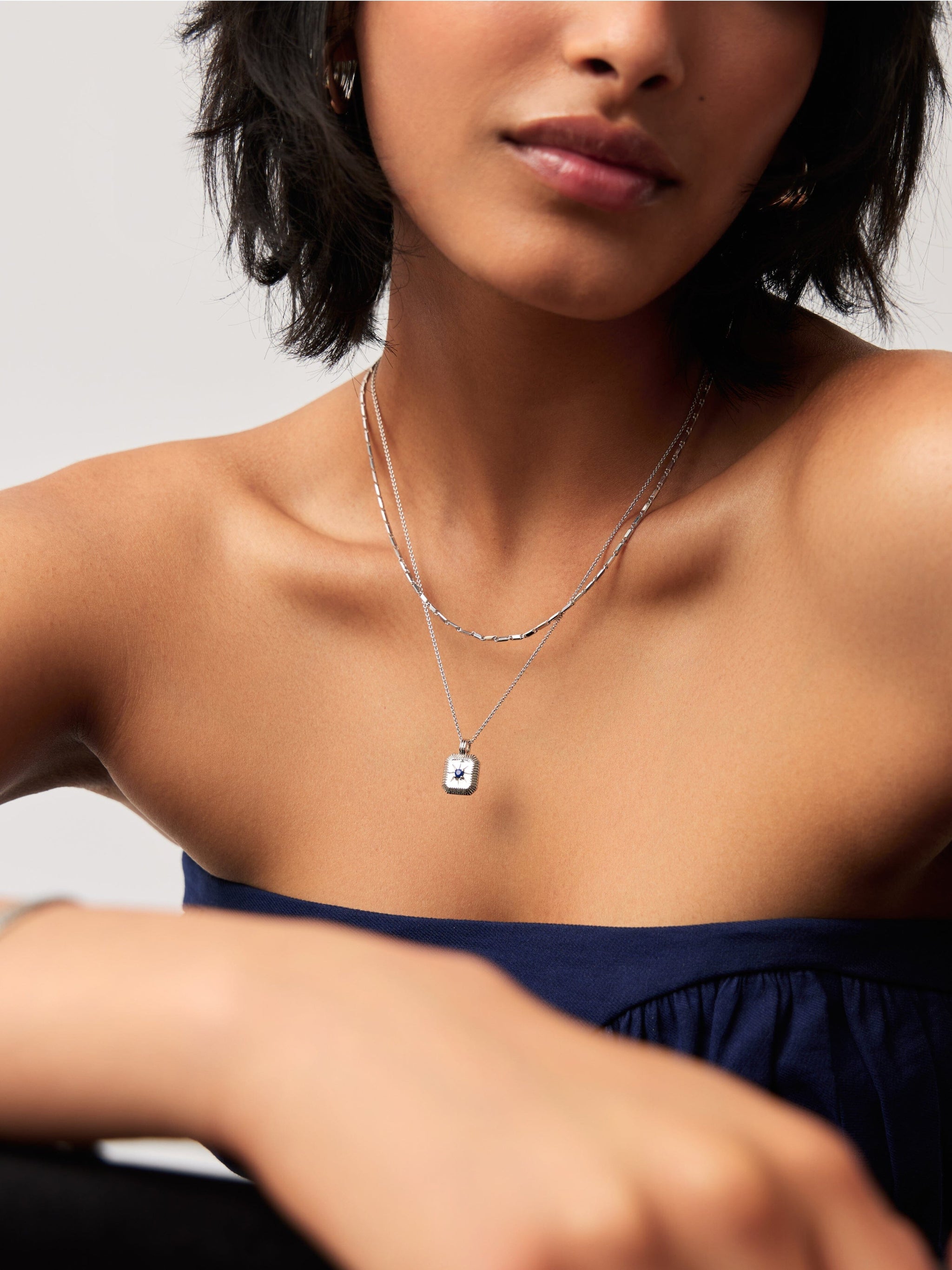 September Birthstone Pendant Necklace | Lapis/September Necklaces Missoma