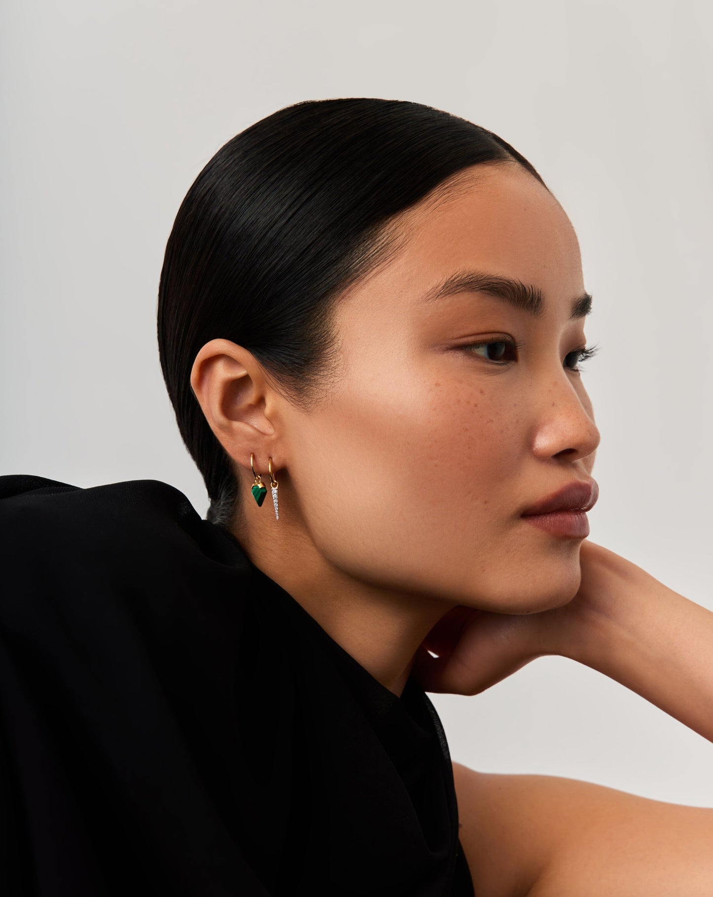 Shield & Spike Charm Hoop Earrings Set | 18ct Gold Vermeil Layering Sets Missoma