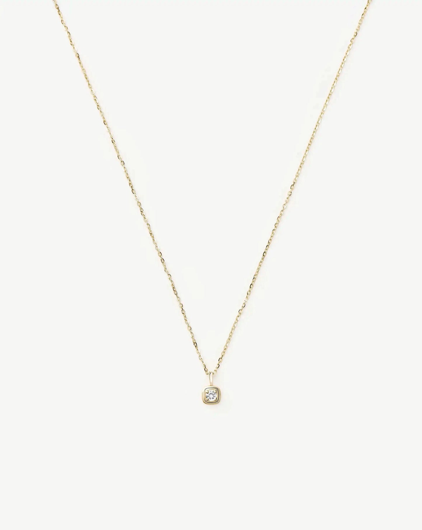 Solid Gold Birthstone Pendant Necklace | 14k Solid Gold Necklaces Missoma